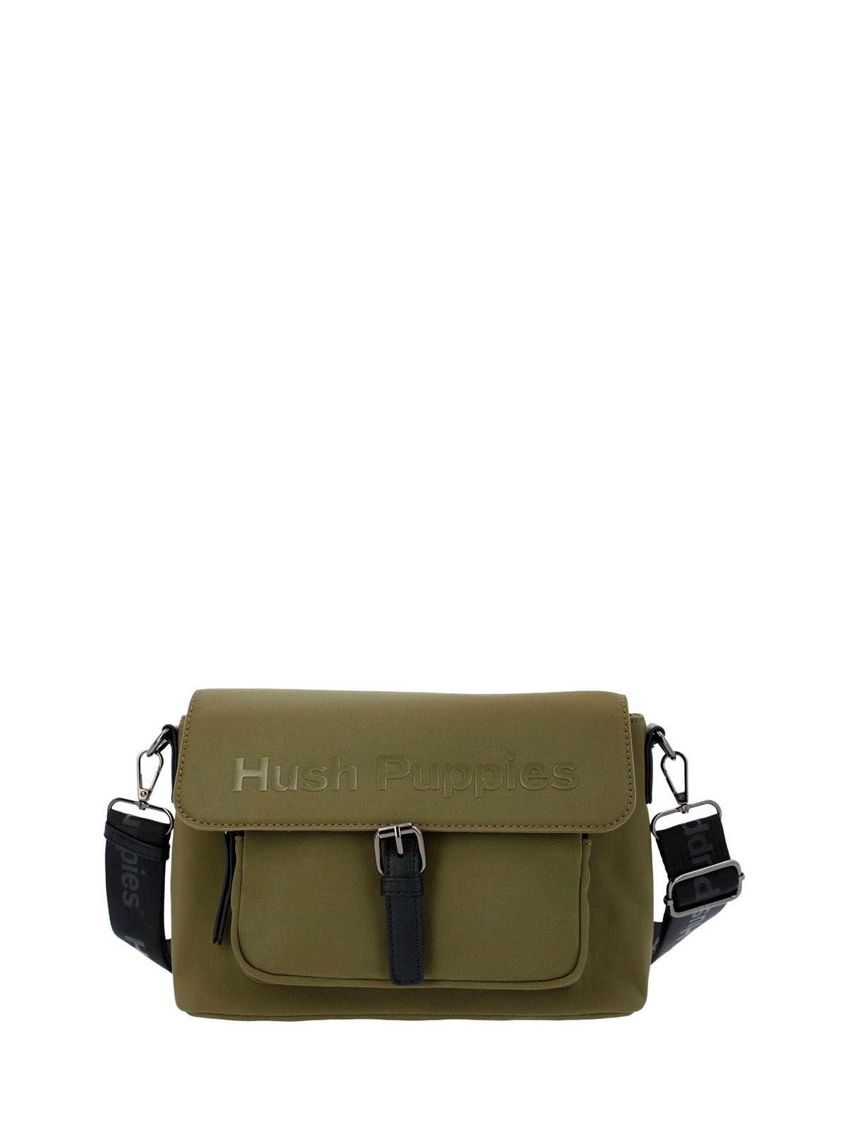 Cartera Ecocuero Mujer Harris Cross Verde Hush Puppies