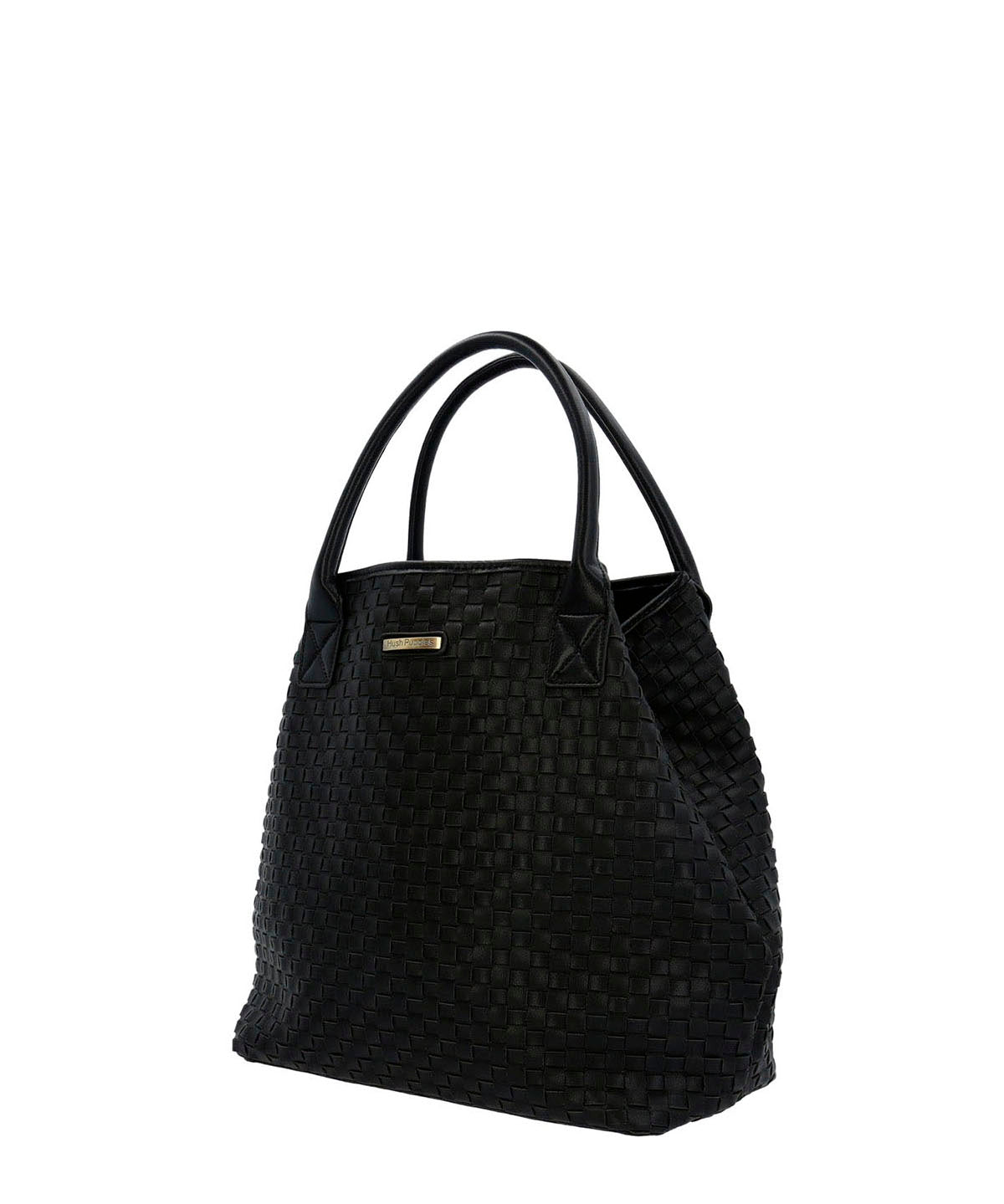 Cartera Ecocuero Mujer Bratt Tote Negro Hush Puppies
