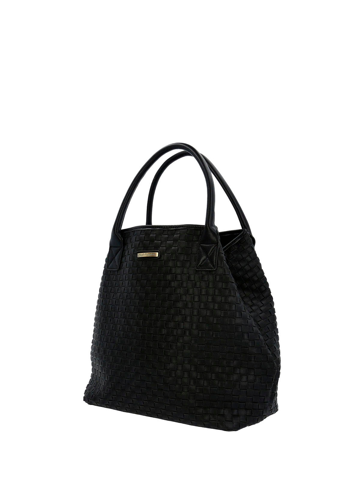 Cartera Ecocuero Mujer Bratt Tote Negro Hush Puppies