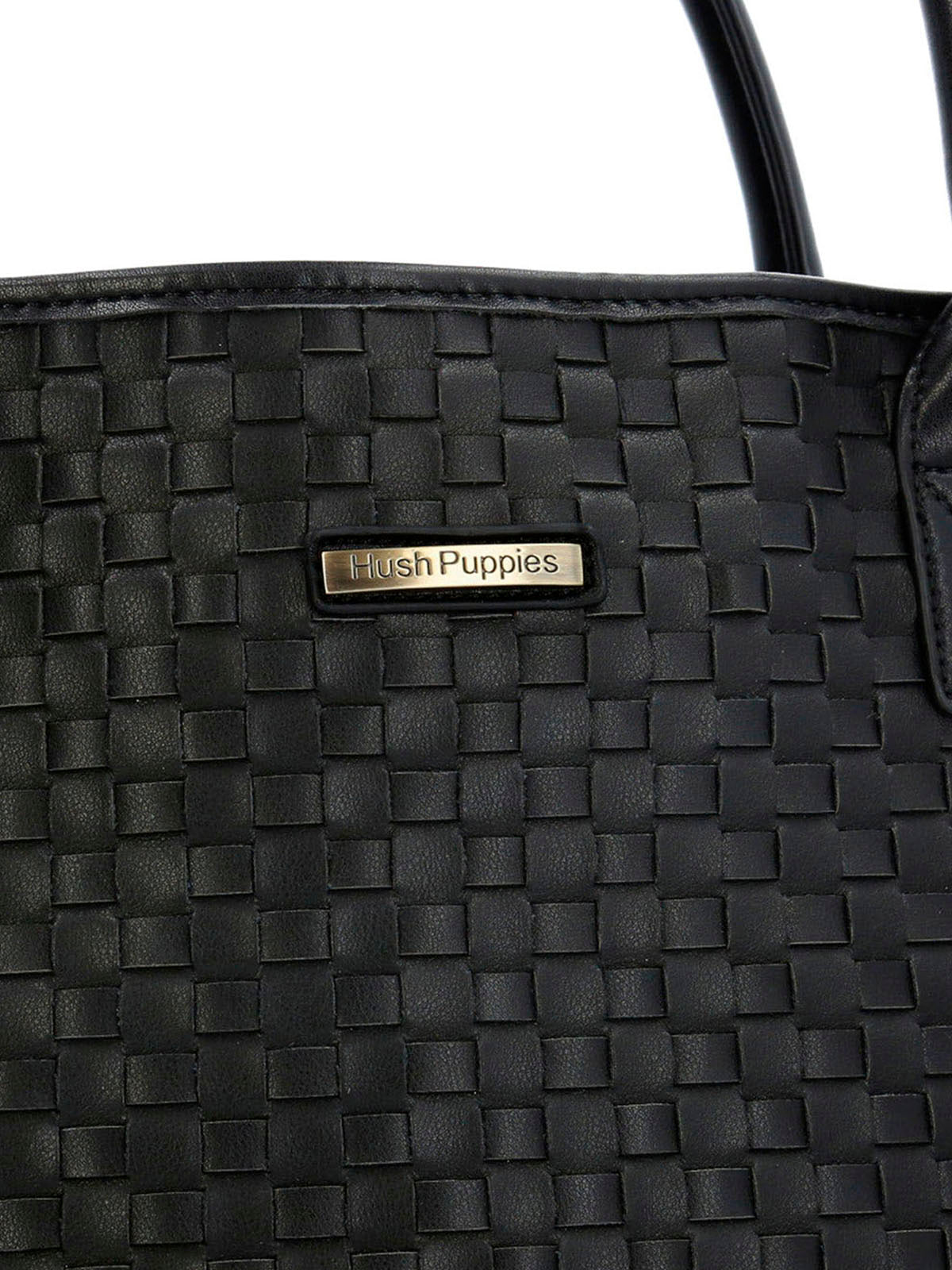 Cartera Ecocuero Mujer Bratt Tote Negro Hush Puppies