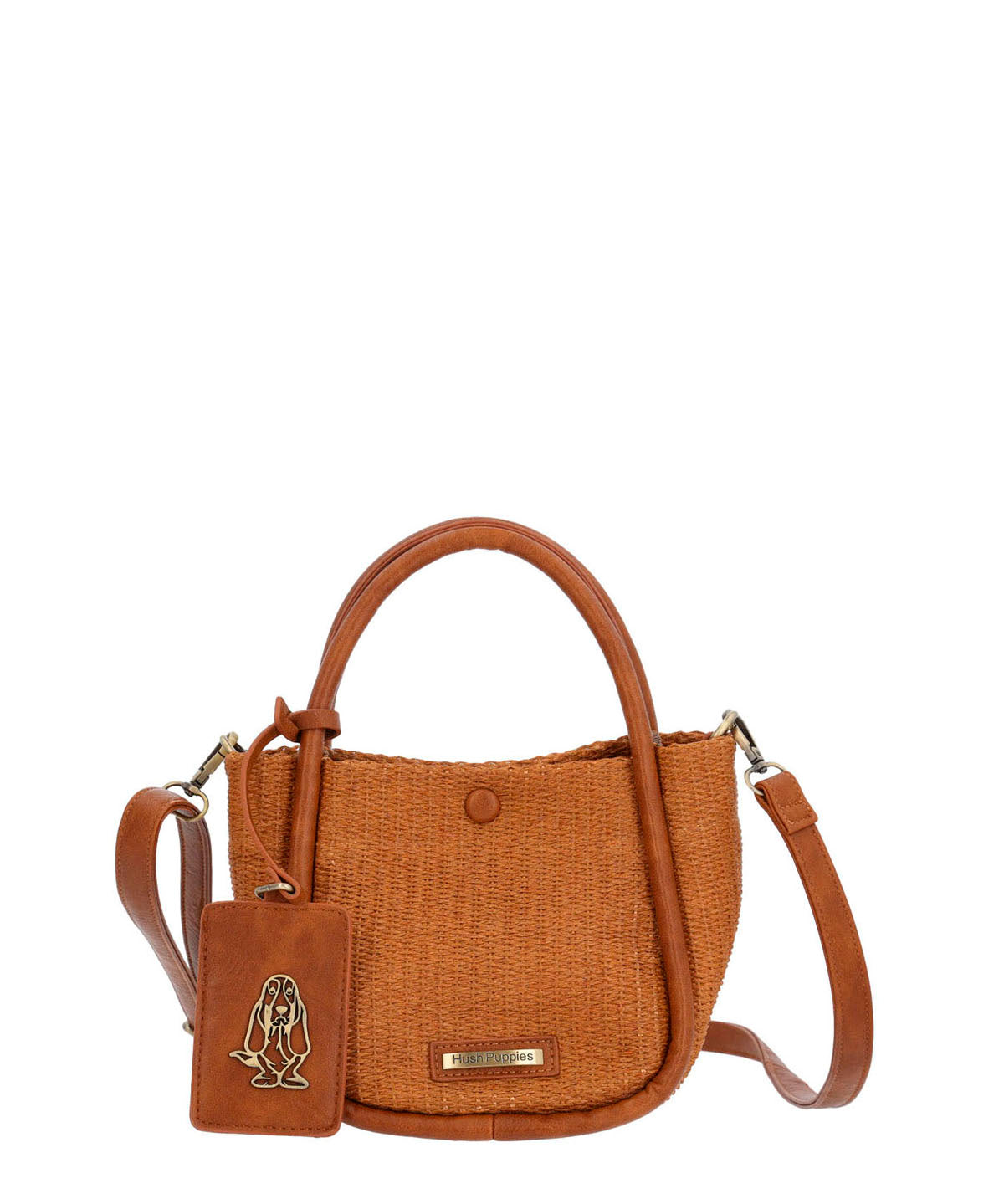 Cartera Ecocuero Mujer Yang Bag Café Hush Puppies