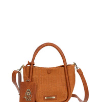Cartera Ecocuero Mujer Yang Bag Café Hush Puppies