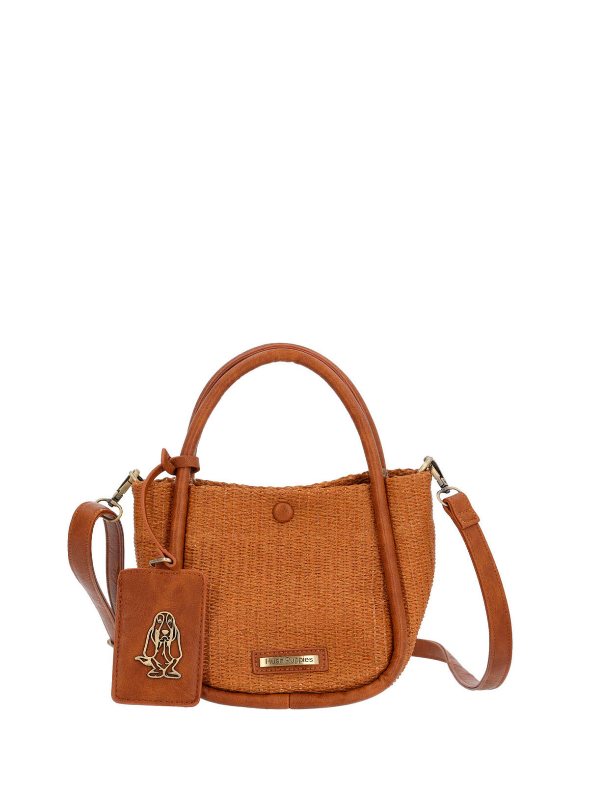 Cartera Ecocuero Mujer Yang Bag Café Hush Puppies