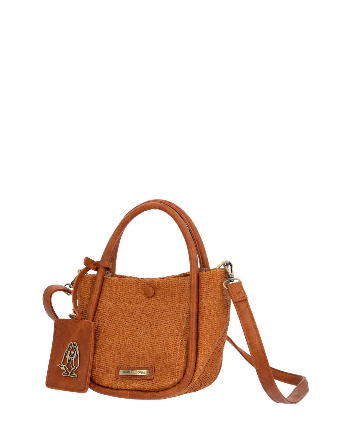 Cartera Ecocuero Mujer Yang Bag Café Hush Puppies