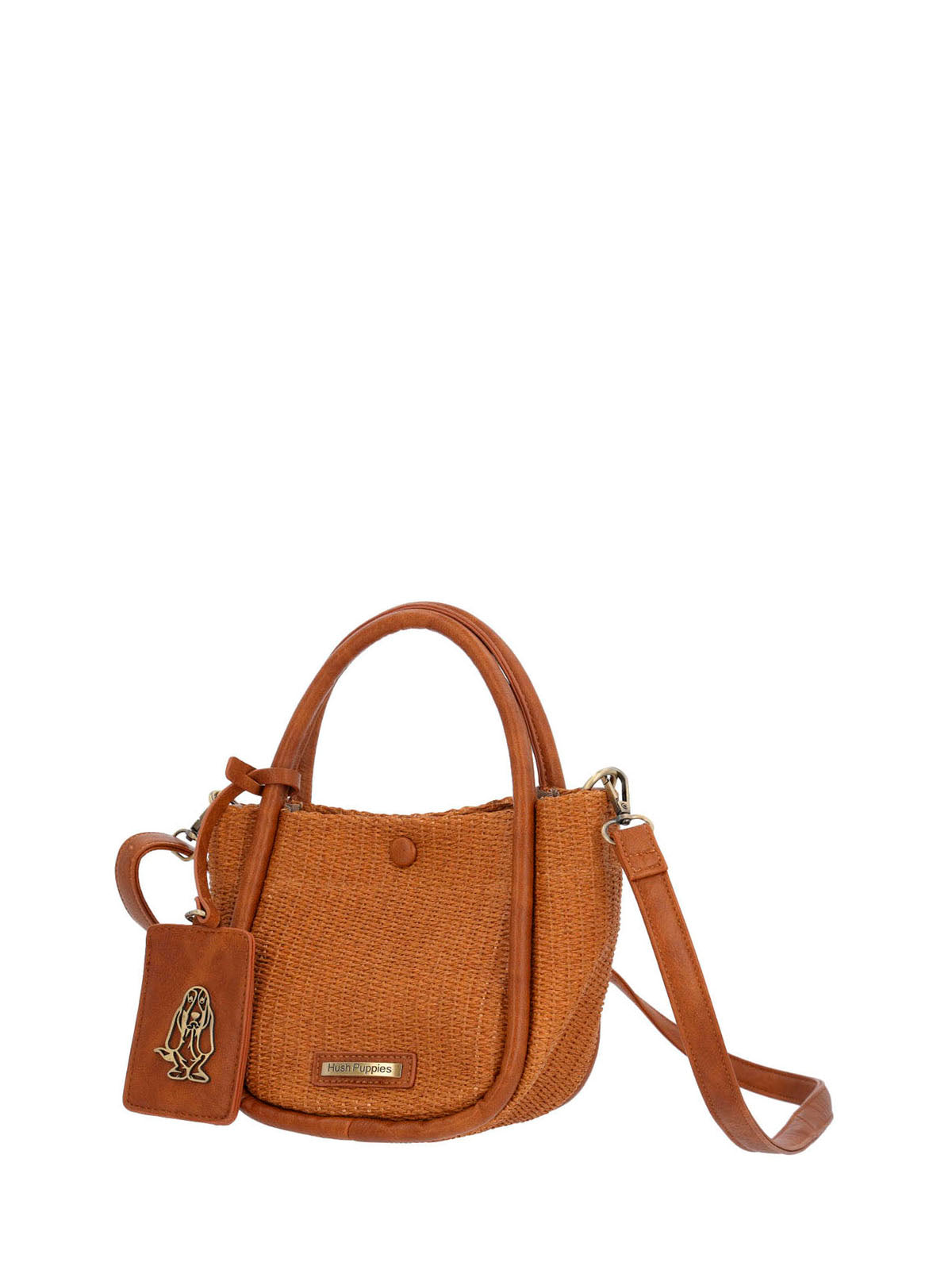 Cartera Ecocuero Mujer Yang Bag Café Hush Puppies