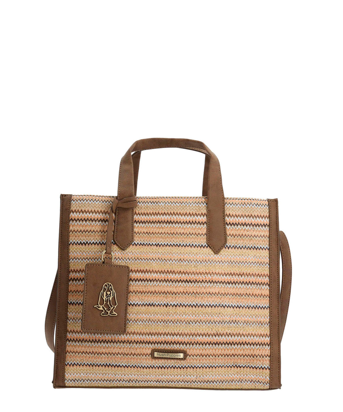 Cartera Ecocuero Mujer Yaar I Bag Café Hush Puppies