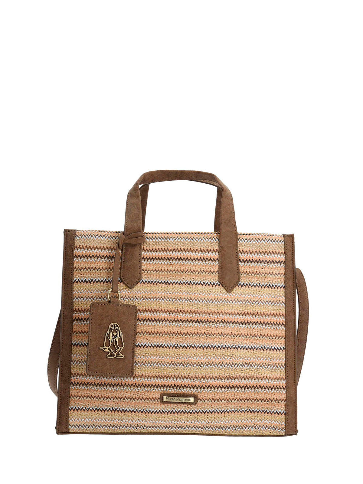 Cartera Ecocuero Mujer Yaar I Bag Café Hush Puppies