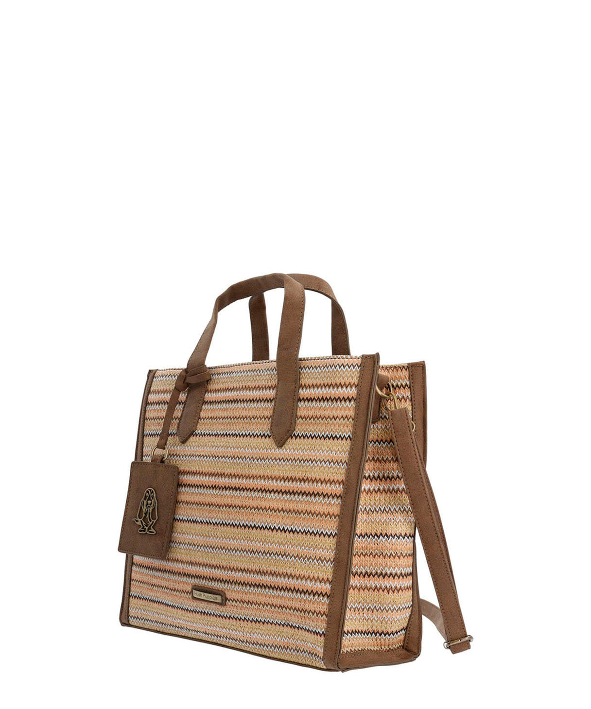 Cartera Ecocuero Mujer Yaar I Bag Café Hush Puppies