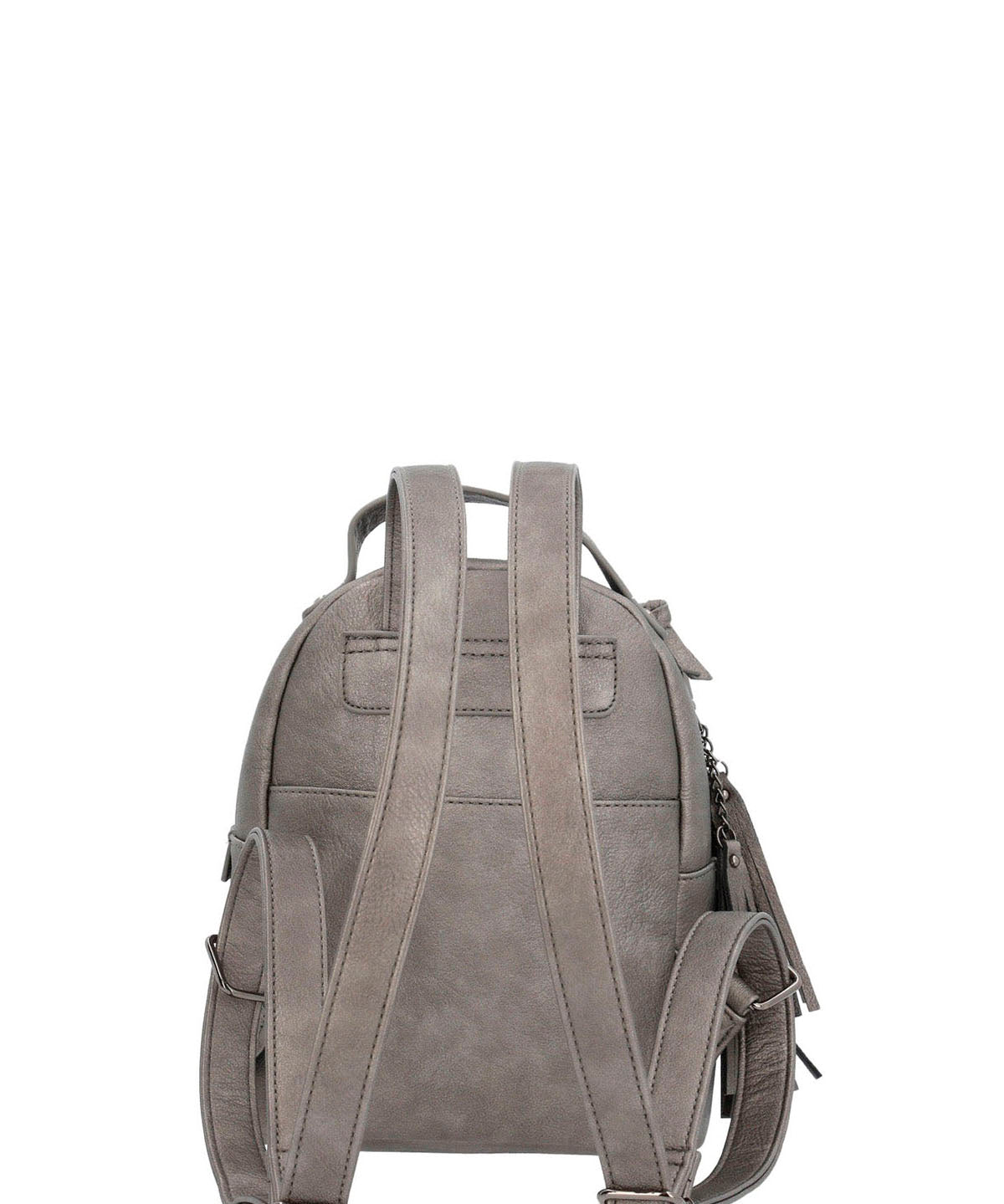 Mochila Ecocuero Mujer Metal Back Metalizado Hush Puppies