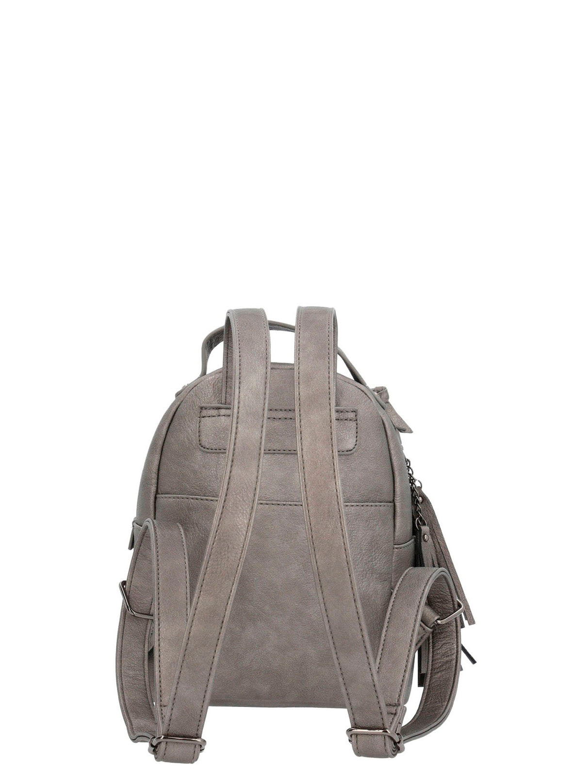 Mochila Ecocuero Mujer Metal Back Metalizado Hush Puppies