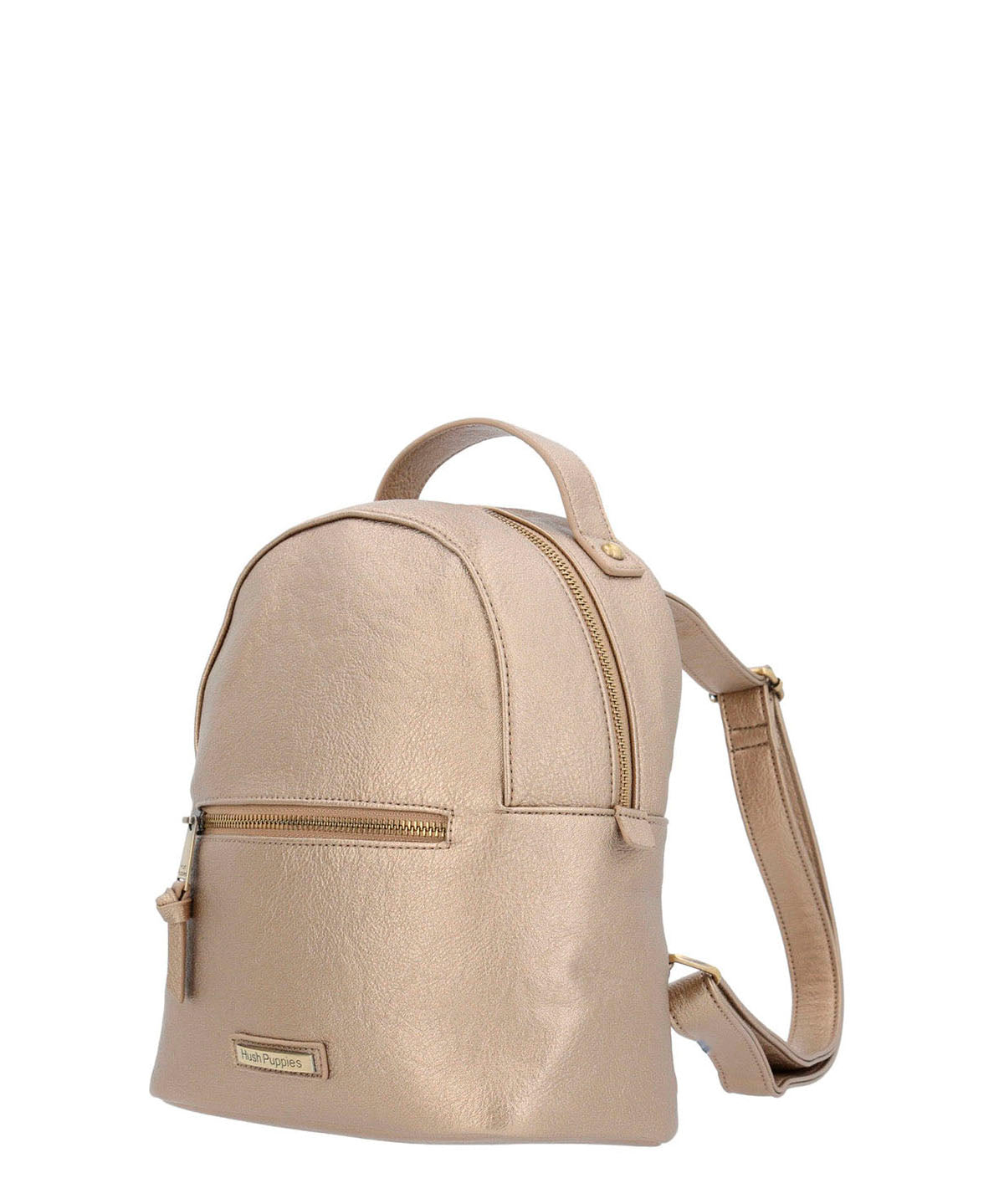 Mochila Ecocuero Mujer Metal Back Metalizado Hush Puppies | Hush Puppies