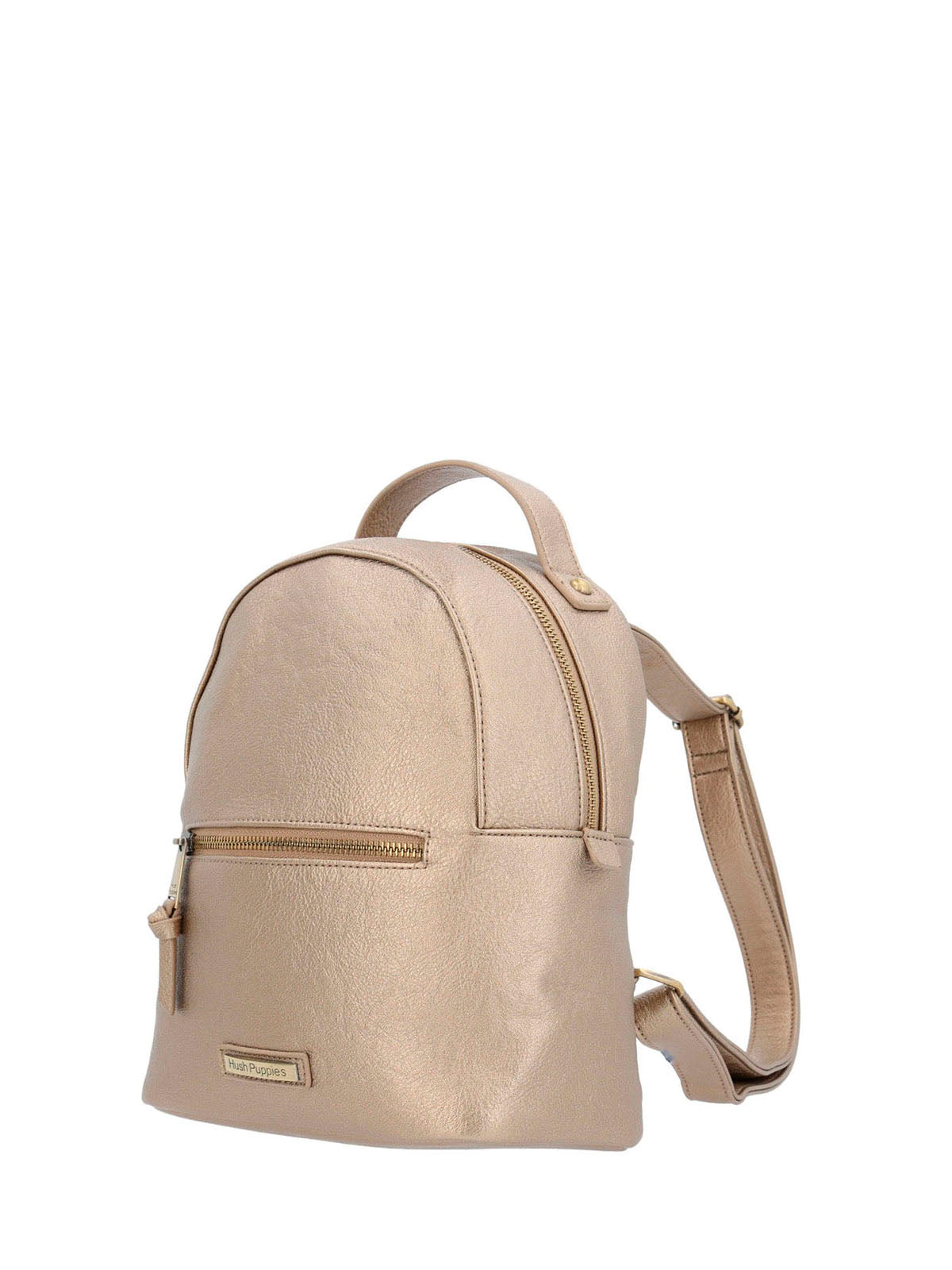 Mochila Ecocuero Mujer Metal Back Metalizado Hush Puppies | Hush Puppies