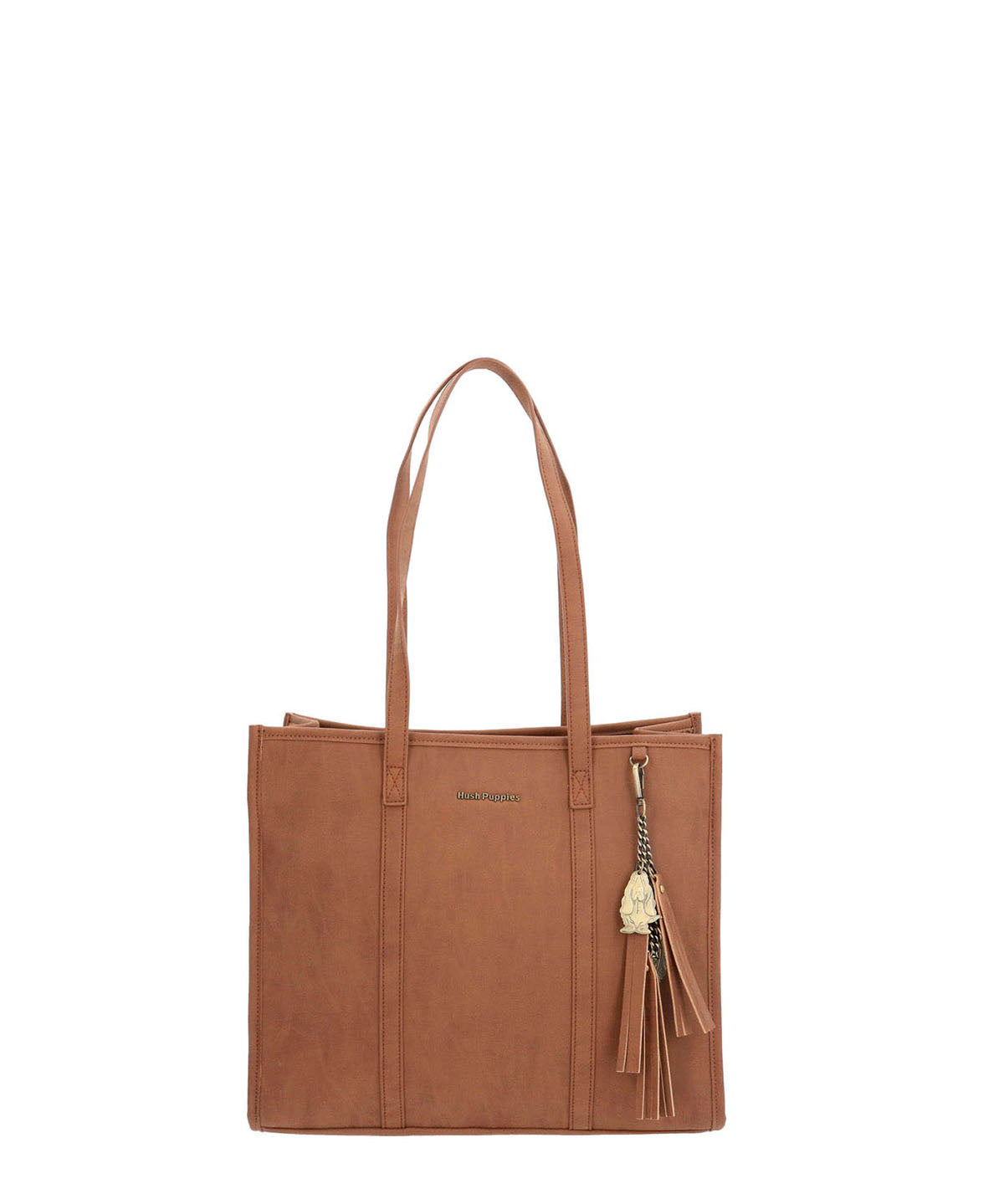 Cartera Ecocuero Mujer Dann Tote Café Hush Puppies