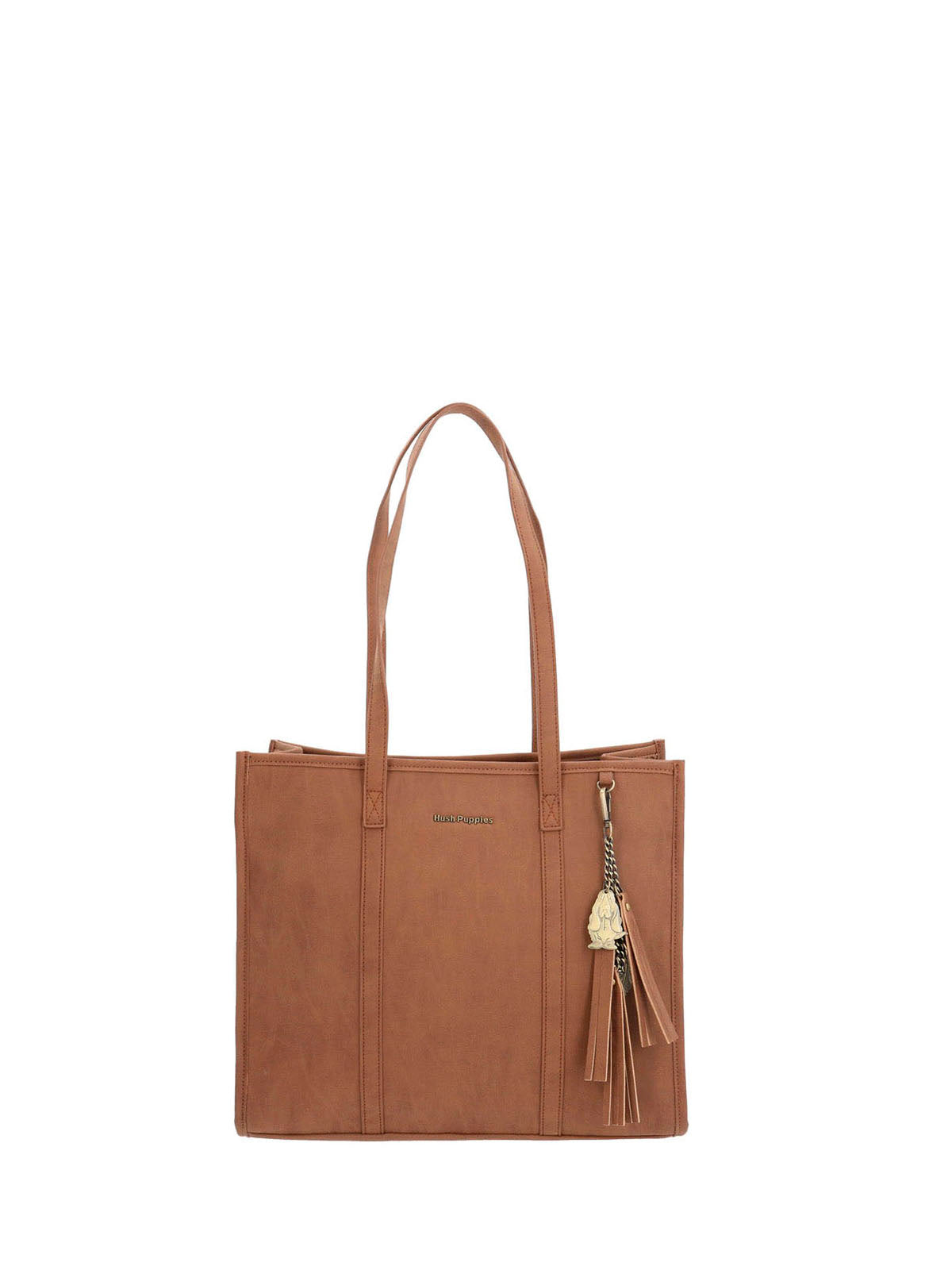 Cartera Ecocuero Mujer Dann Tote Café Hush Puppies