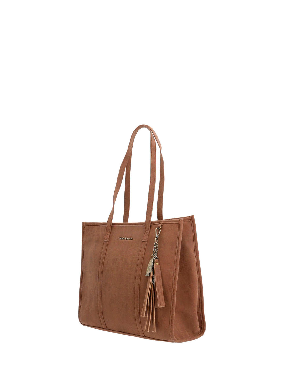 Cartera Ecocuero Mujer Dann Tote Café Hush Puppies