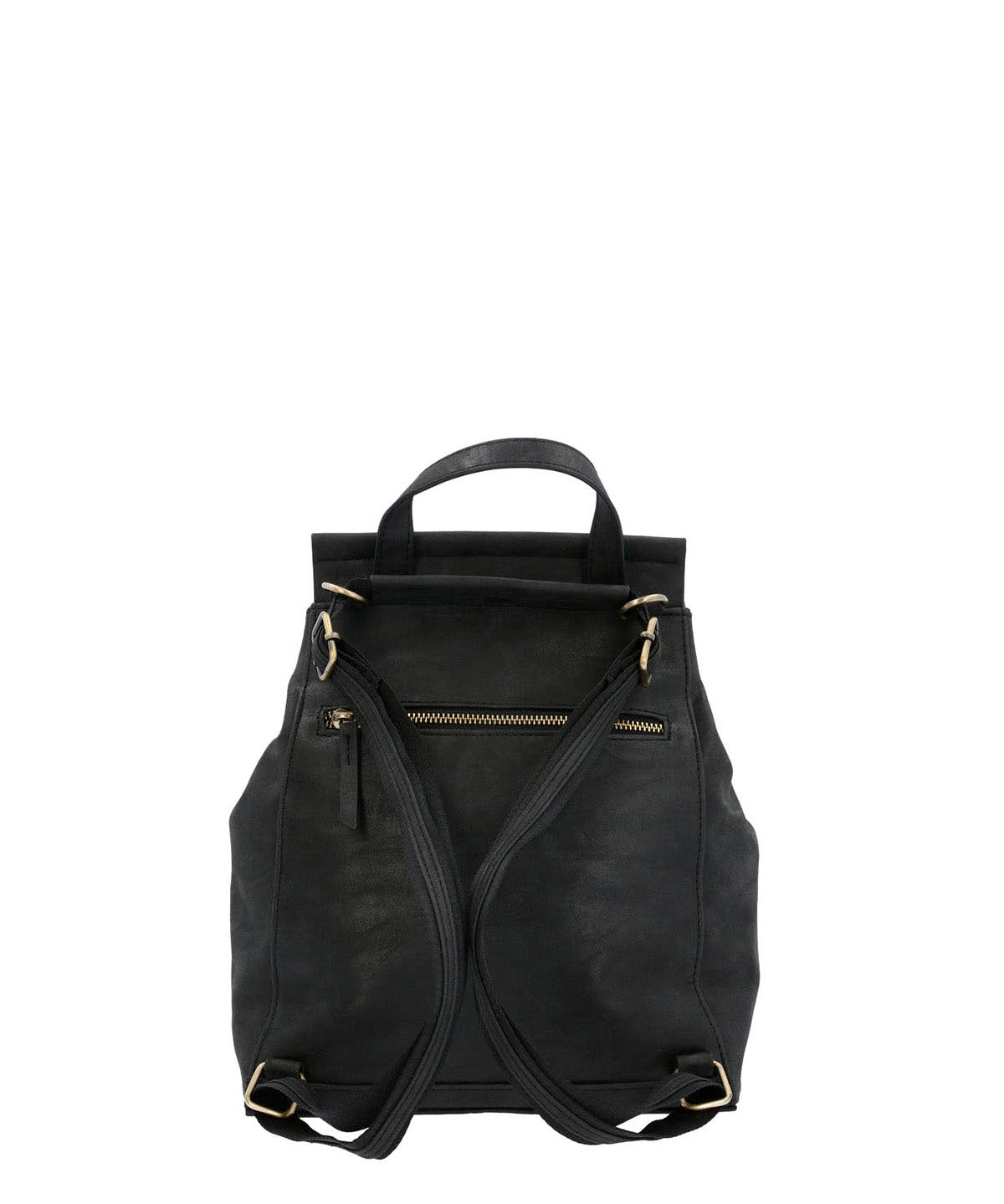 Cartera Mochila Ecocuero Mujer Day Backbag Negro Hush Puppies