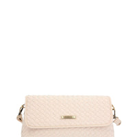 Cartera Ecocuero Mujer Brass Bag Blanco Hush Puppies