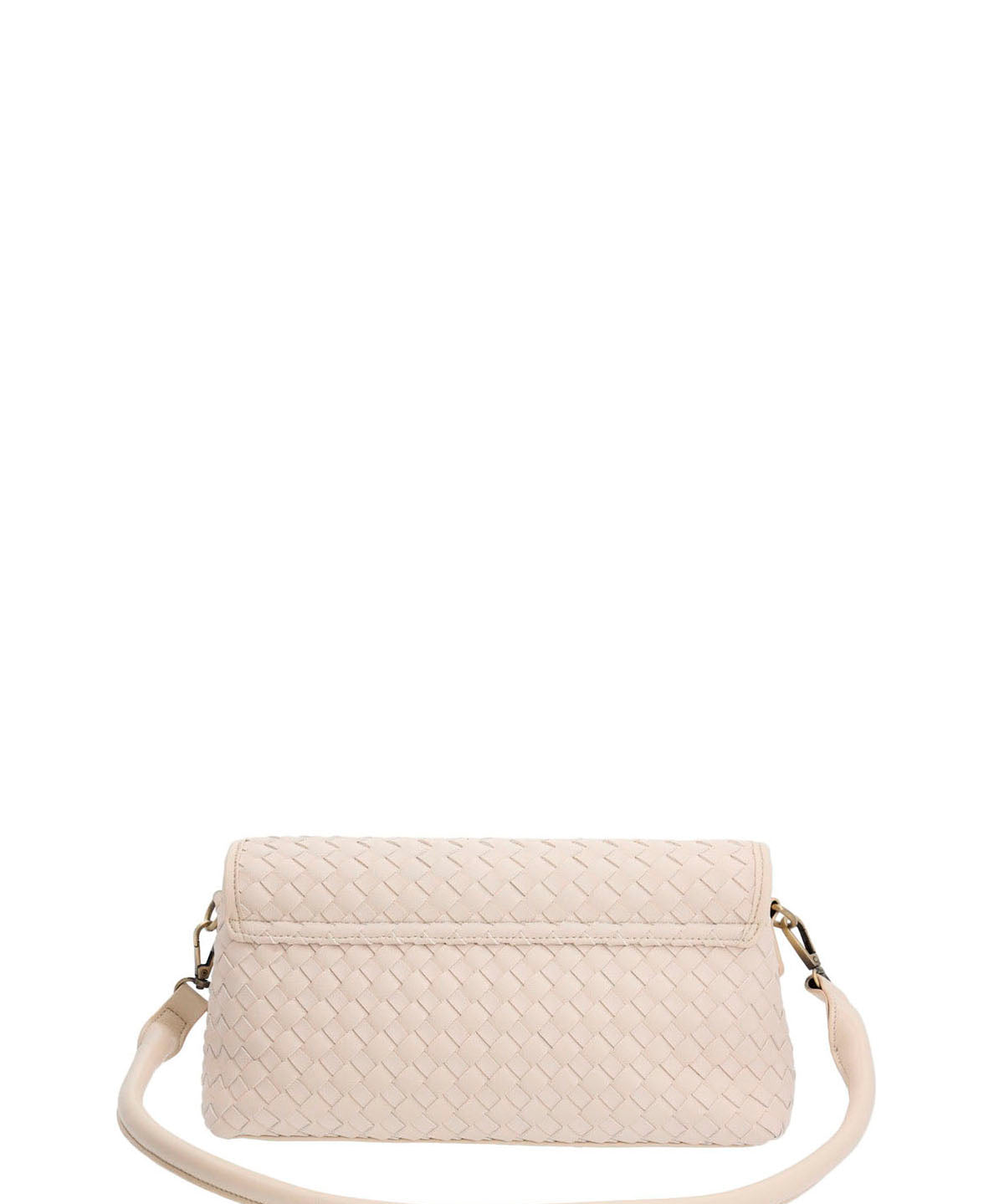 Cartera Ecocuero Mujer Brass Bag Blanco Hush Puppies