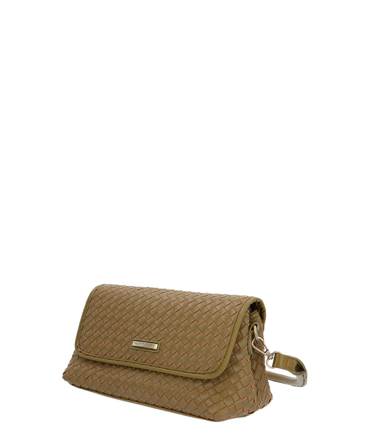 Cartera Ecocuero Mujer Brass Bag Verde Hush Puppies