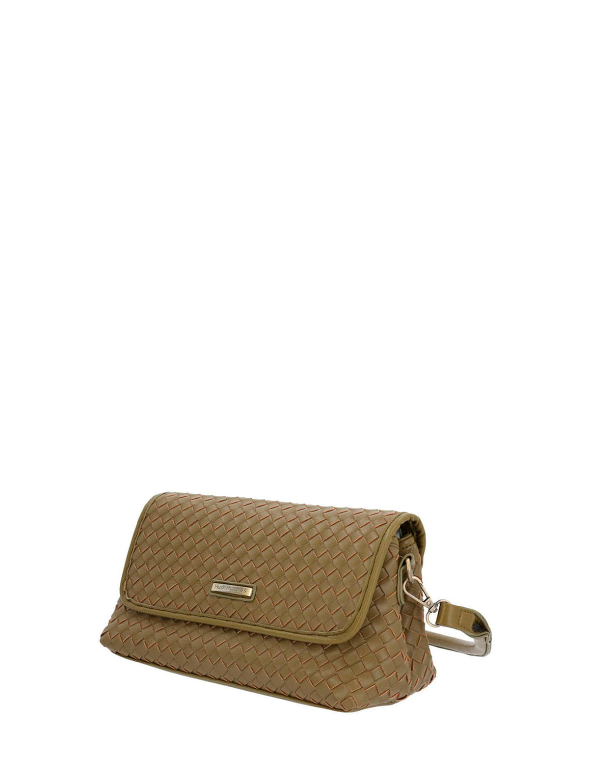 Cartera Ecocuero Mujer Brass Bag Verde Hush Puppies