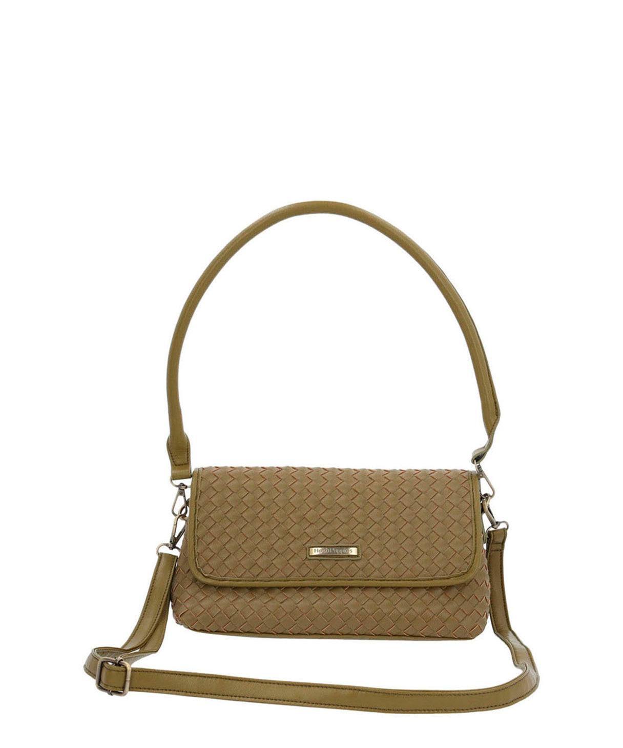 Cartera Ecocuero Mujer Brass Bag Verde Hush Puppies
