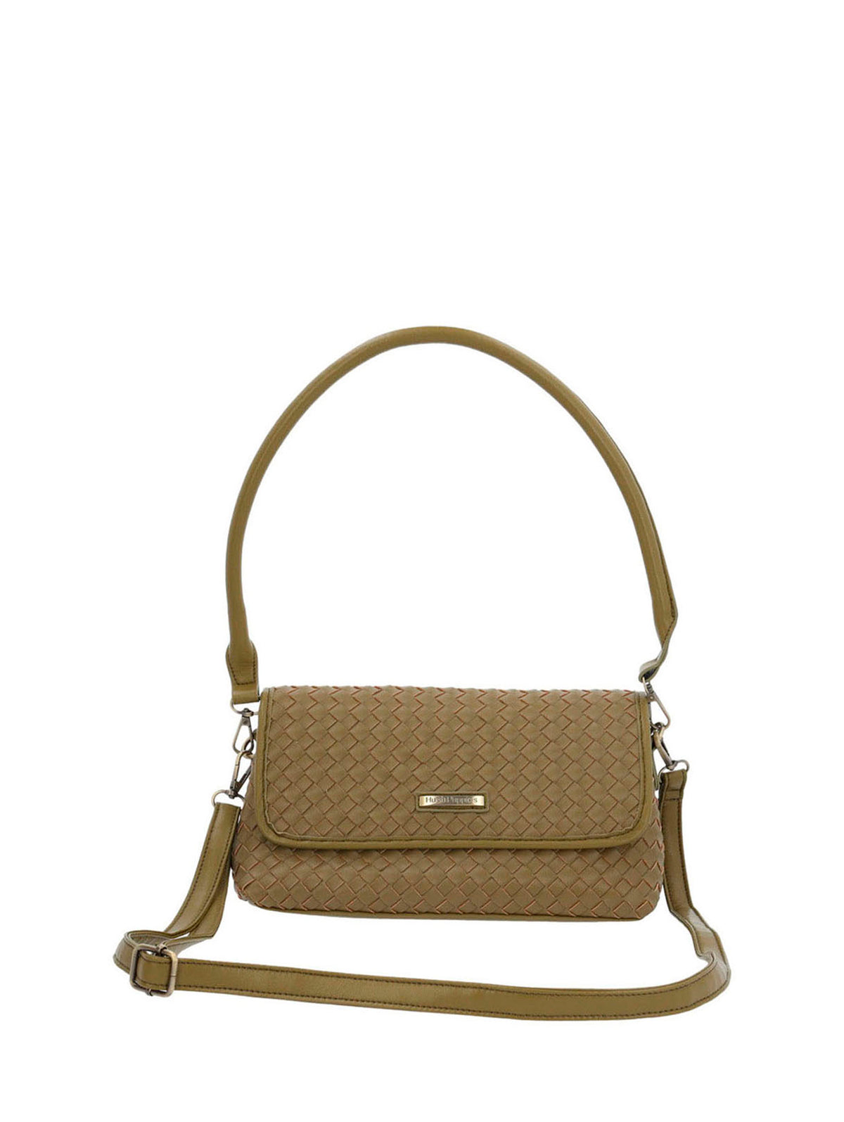 Cartera Ecocuero Mujer Brass Bag Verde Hush Puppies