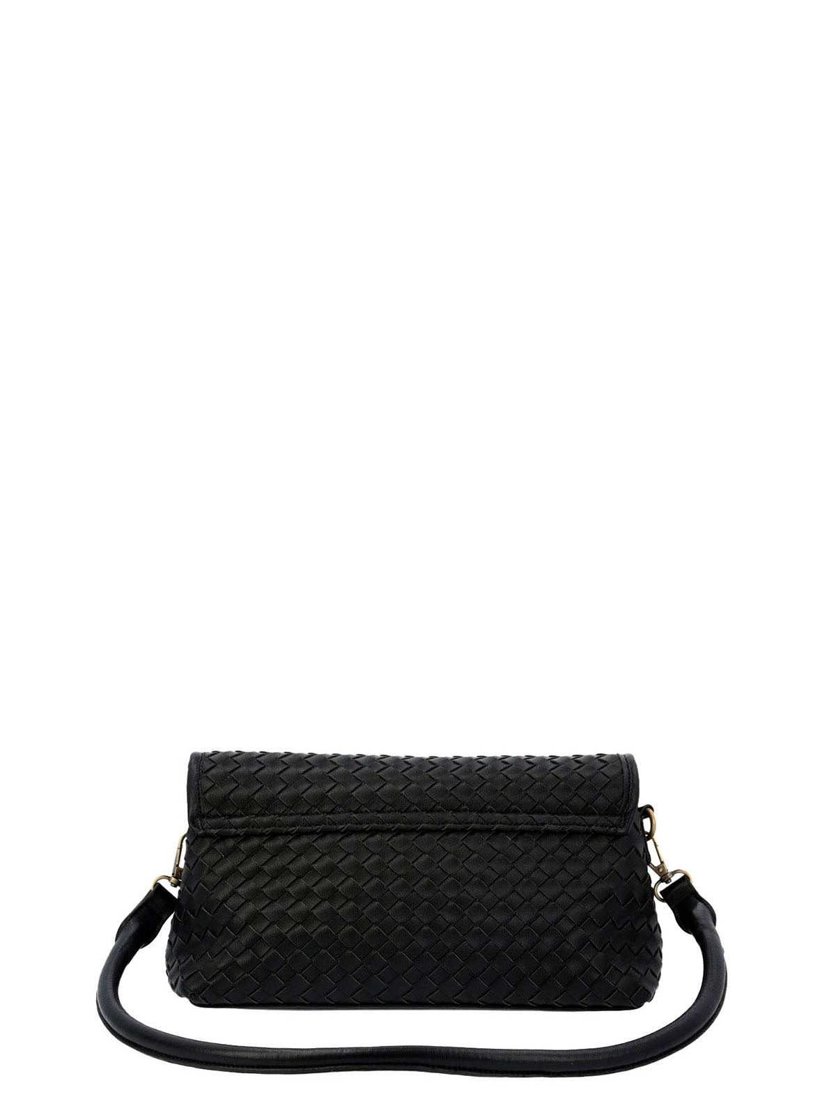 Cartera Ecocuero Mujer Brass Bag Negro Hush Puppies
