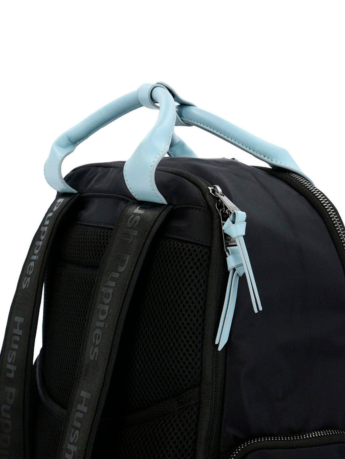 Mochila Poliéster Reciclado Mujer Radford Back Negro Hush Puppies