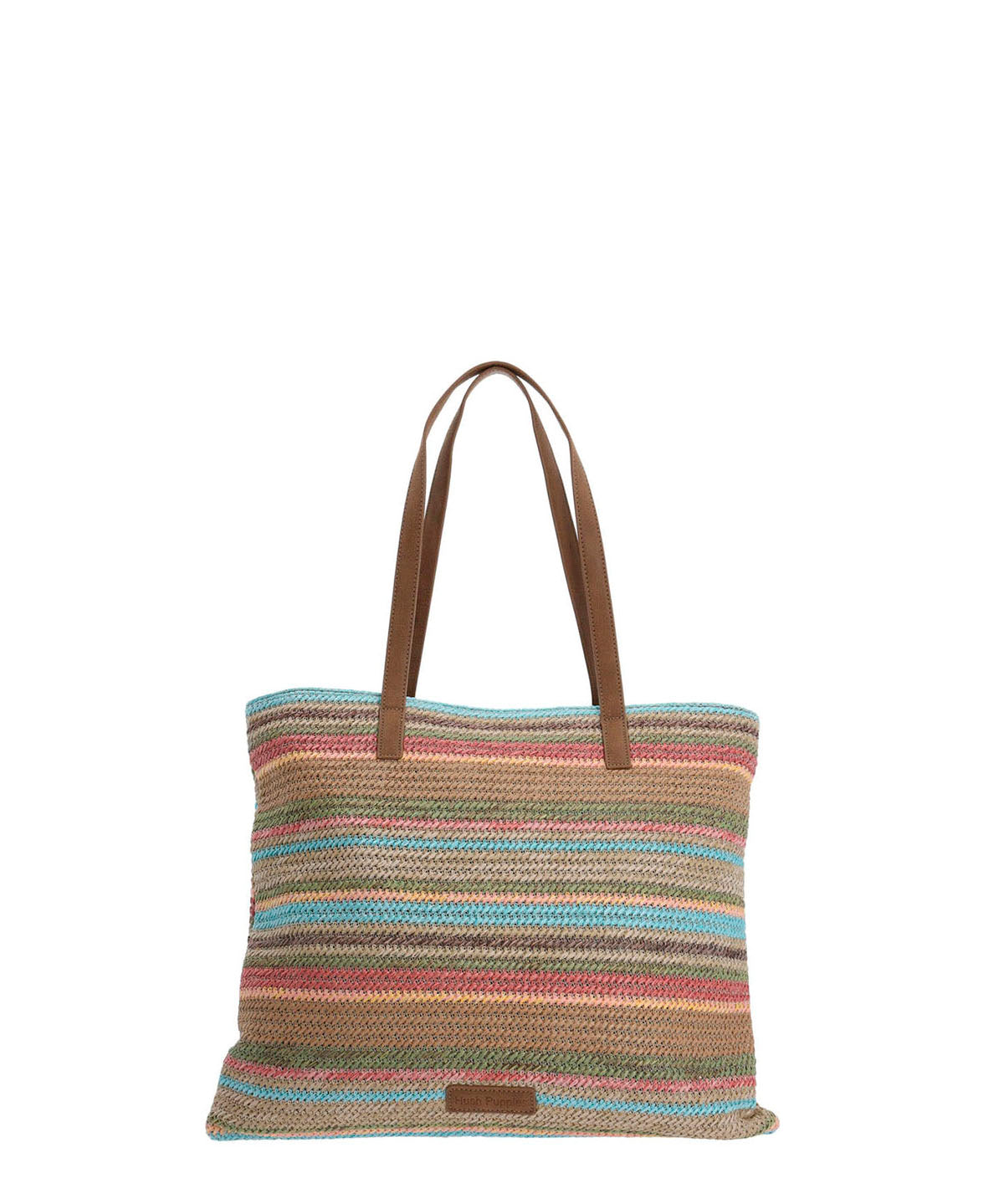 Cartera Ecocuero Mujer Yunis Tote Multicolor Hush Puppies