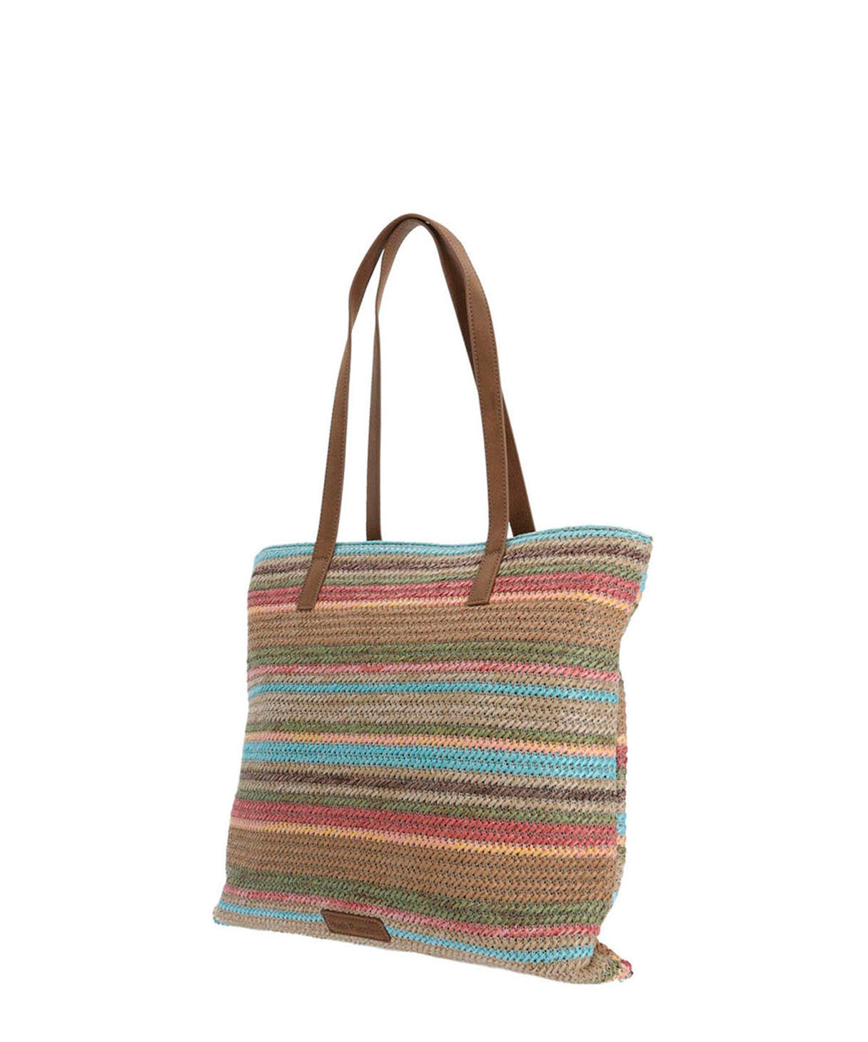 Cartera Ecocuero Mujer Yunis Tote Multicolor Hush Puppies