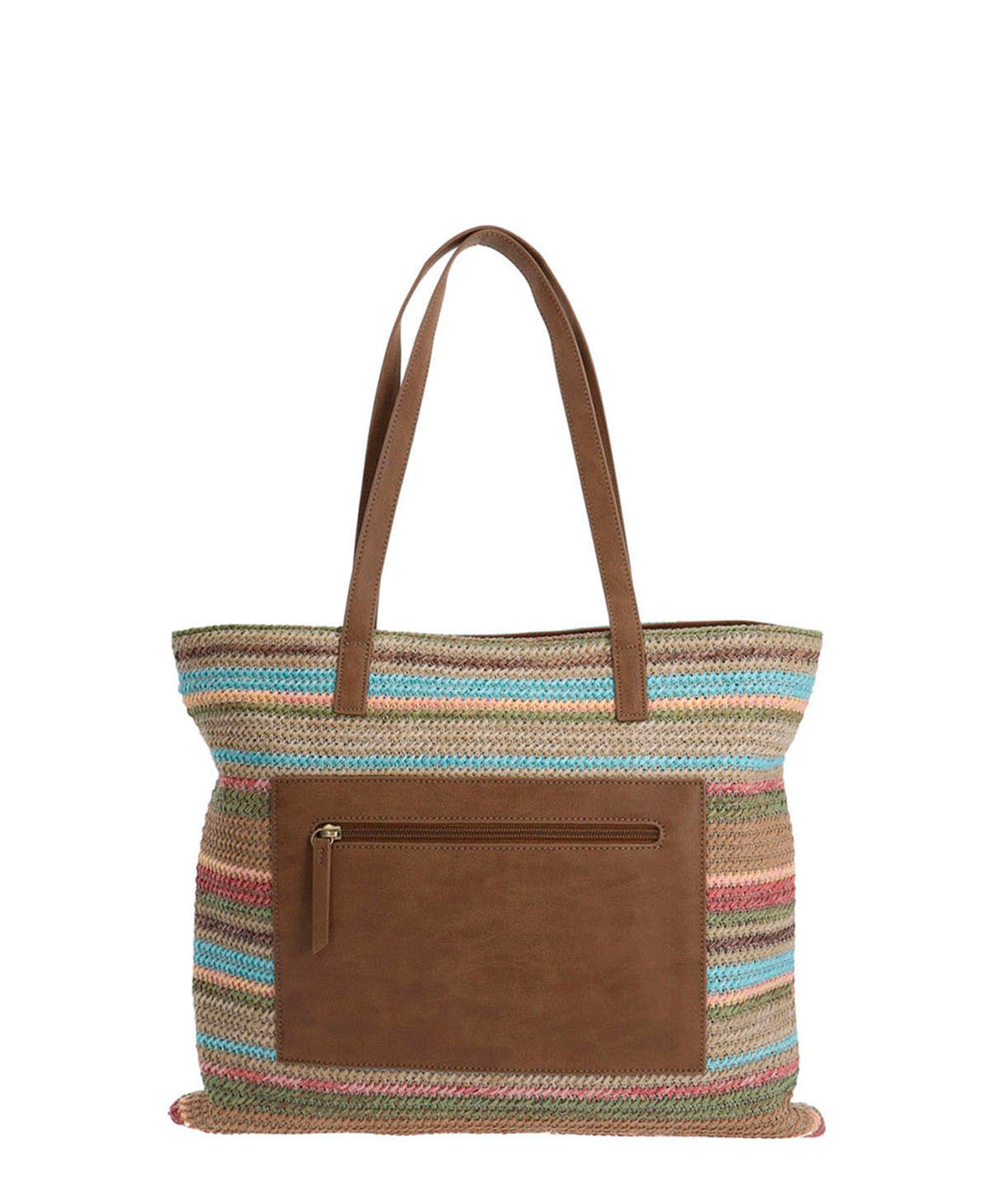 Cartera Ecocuero Mujer Yunis Tote Multicolor Hush Puppies