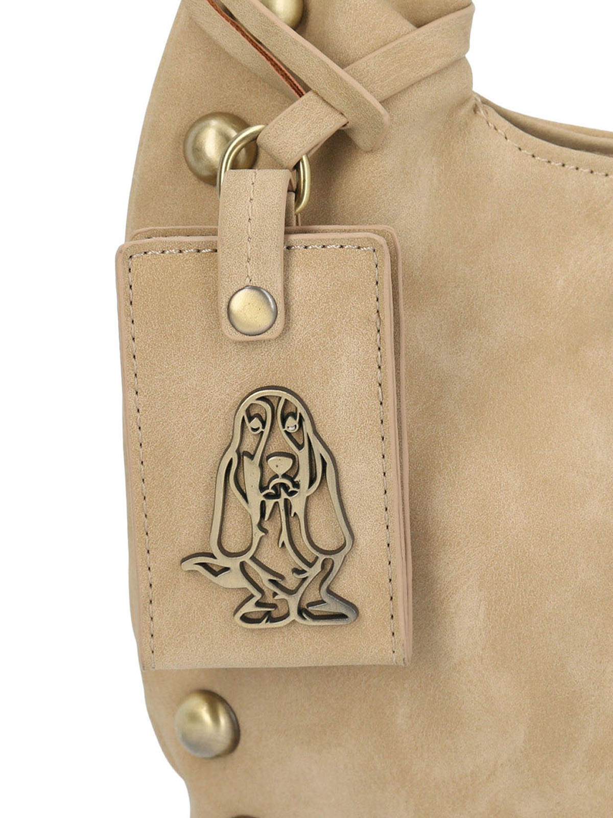 Cartera Ecocuero Mujer Taffy Hobo Café Hush Puppies