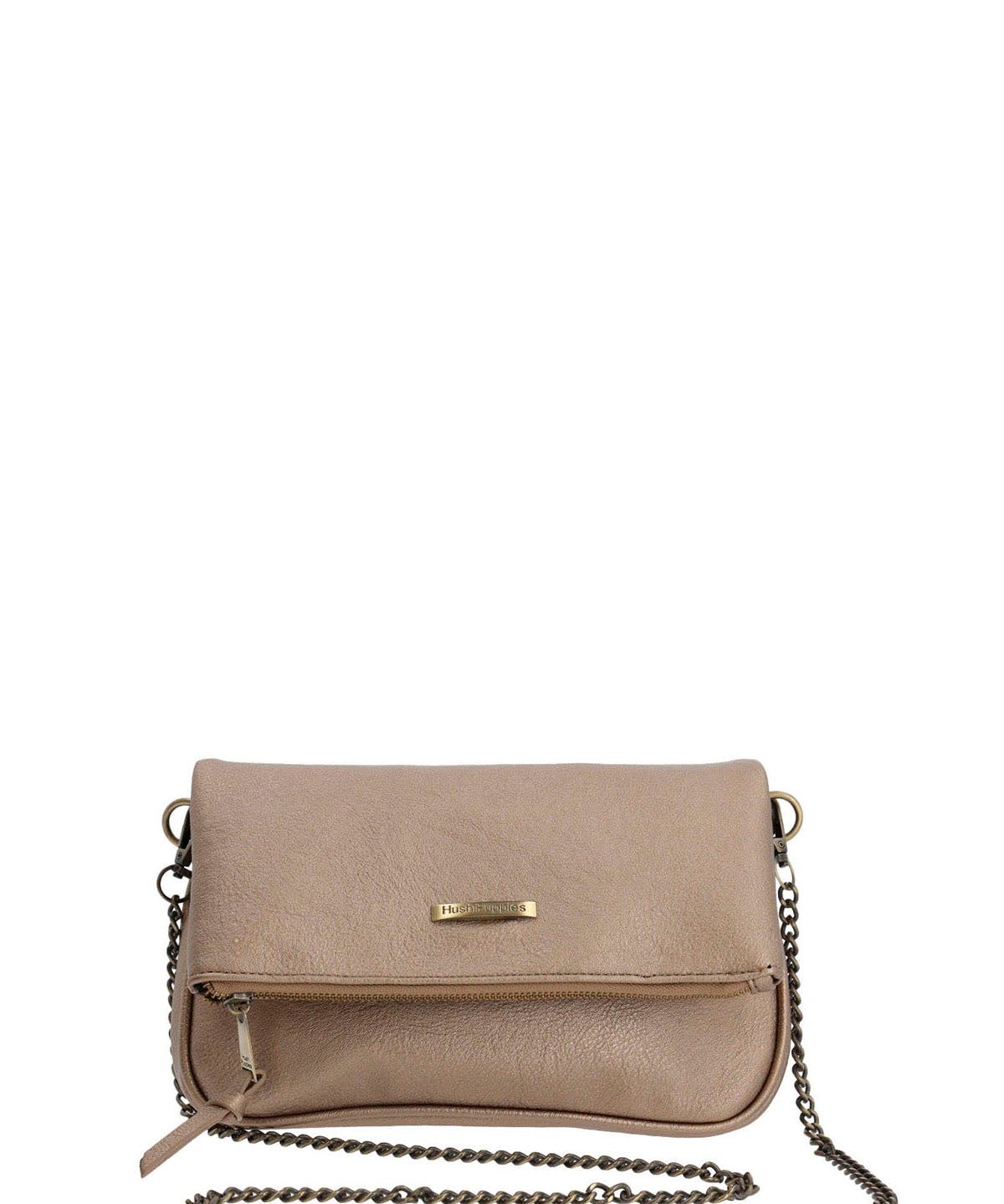 Cartera Ecocuero Mujer Metal Cross Metalizado Hush Puppies | Hush Puppies