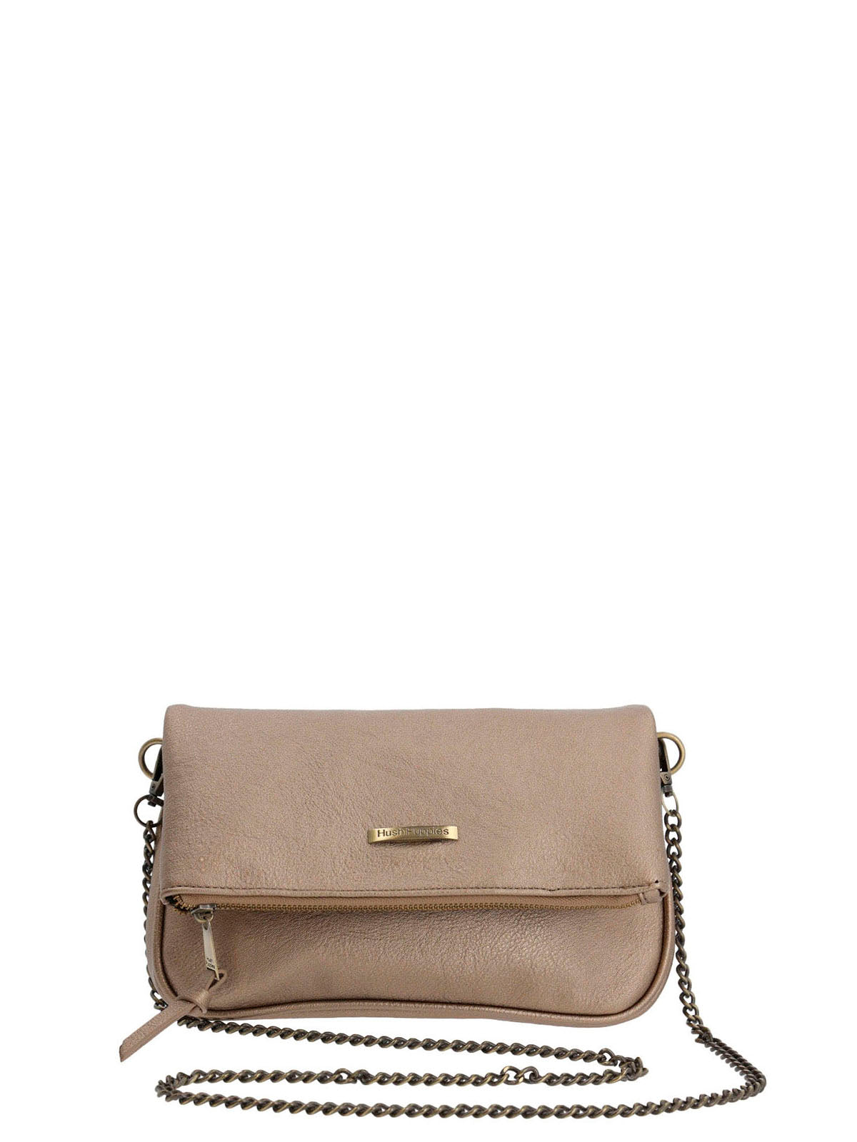Cartera Ecocuero Mujer Metal Cross Metalizado Hush Puppies | Hush Puppies