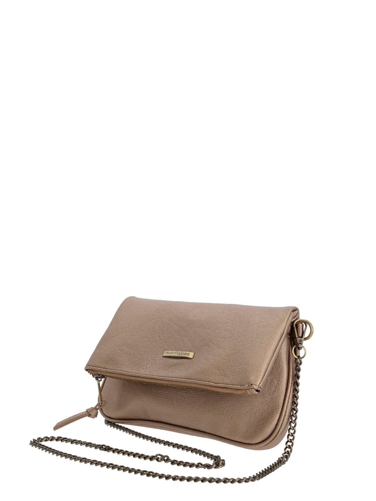 Cartera Ecocuero Mujer Metal Cross Metalizado Hush Puppies | Hush Puppies