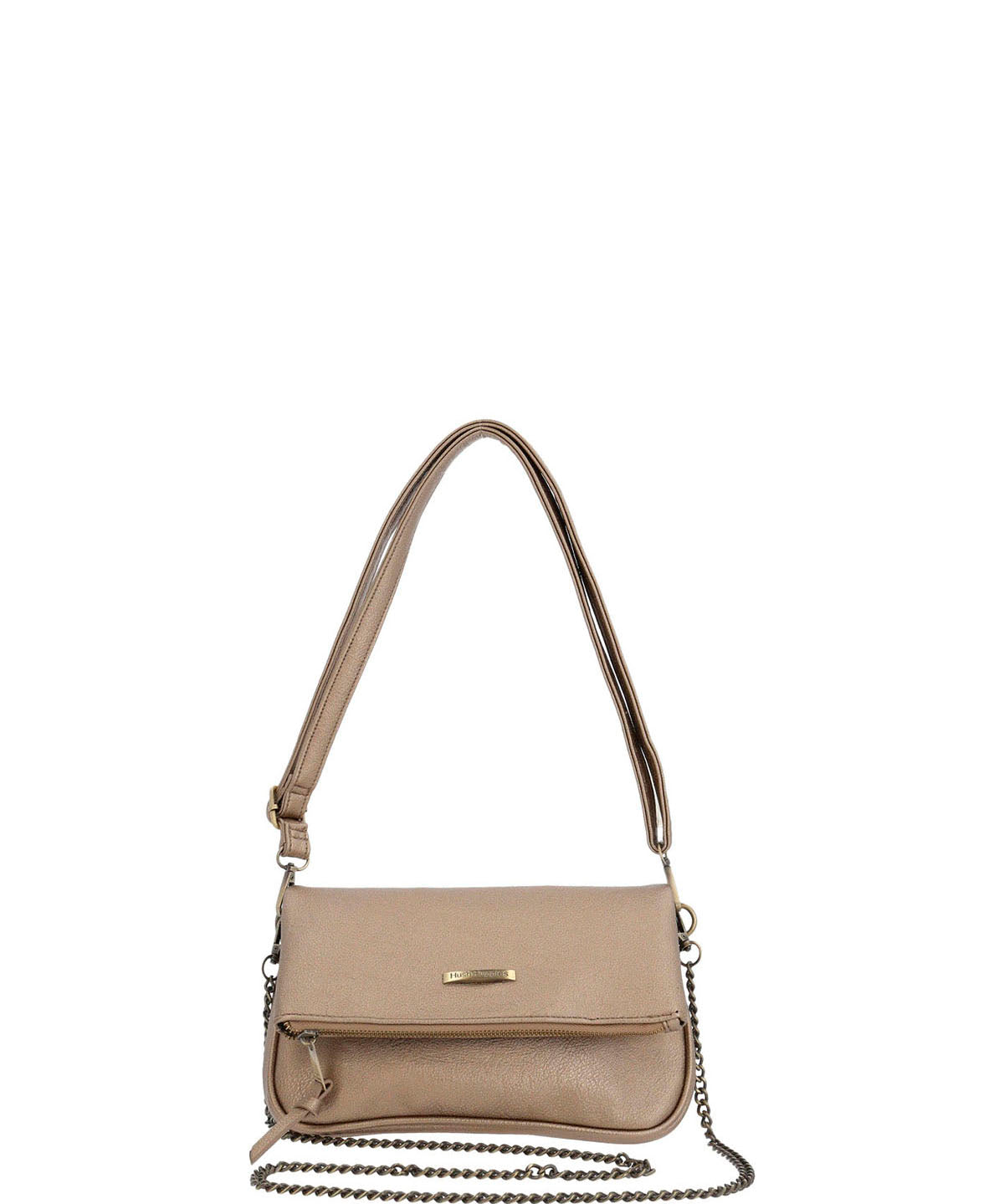Cartera Ecocuero Mujer Metal Cross Metalizado Hush Puppies | Hush Puppies
