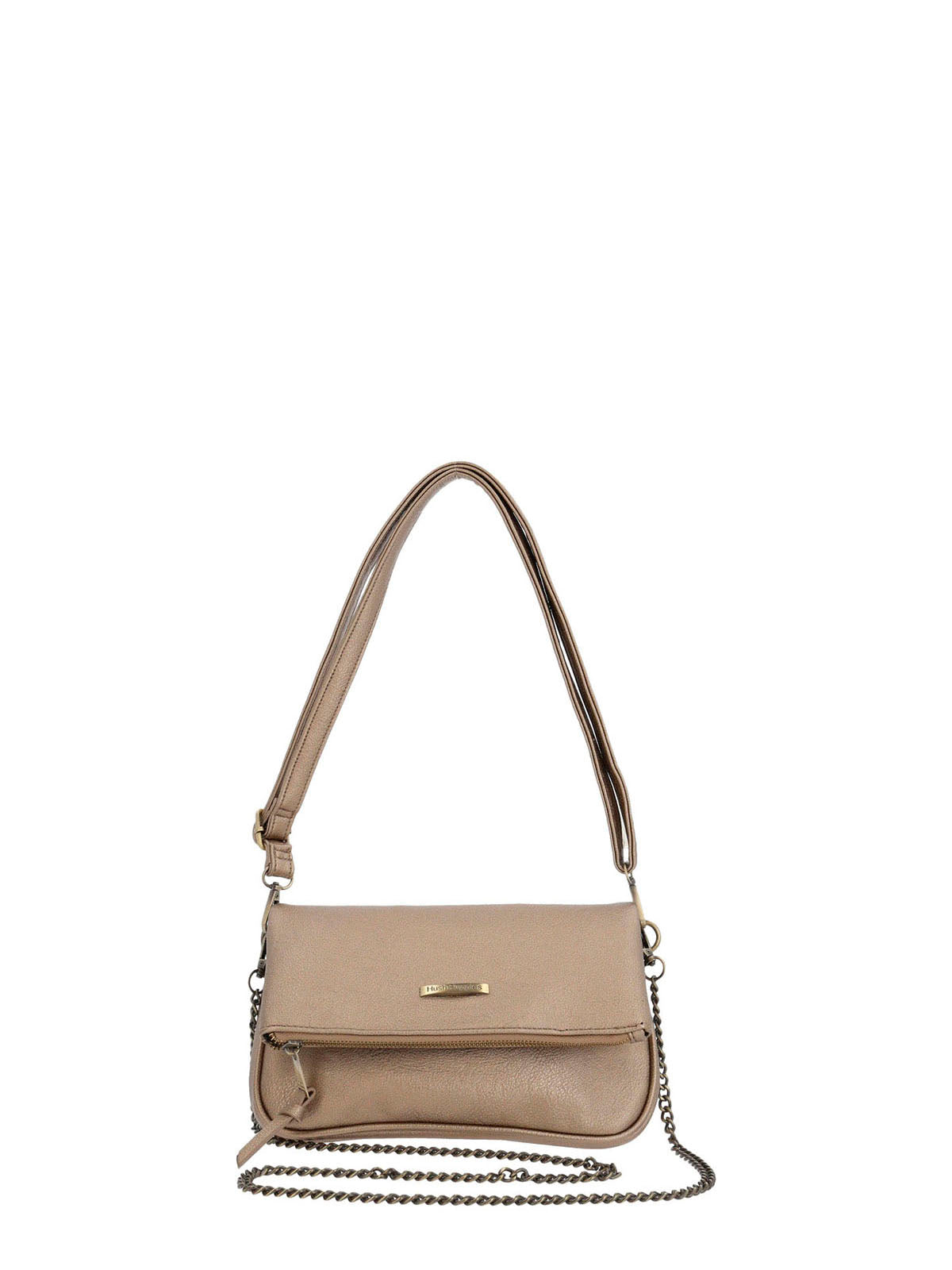 Cartera Ecocuero Mujer Metal Cross Metalizado Hush Puppies | Hush Puppies