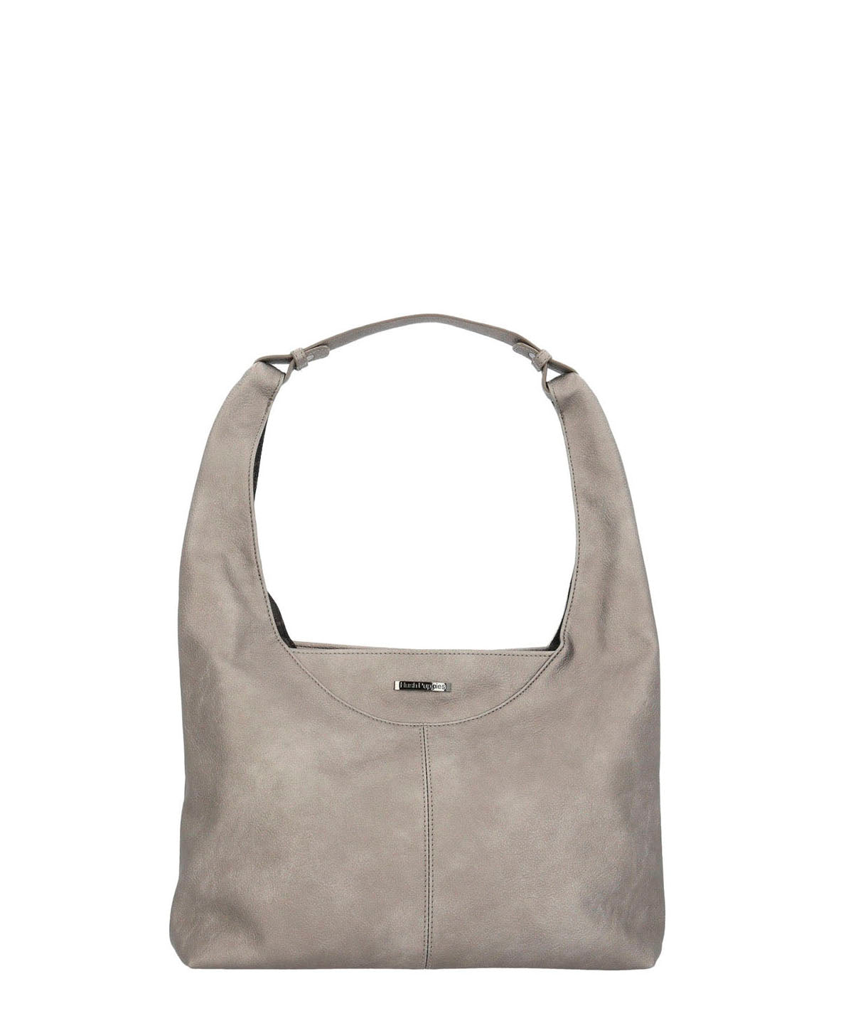 Cartera Ecocuero Mujer Metal Hobo Metalizado Hush Puppies