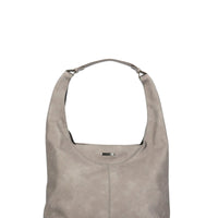Cartera Ecocuero Mujer Metal Hobo Metalizado Hush Puppies
