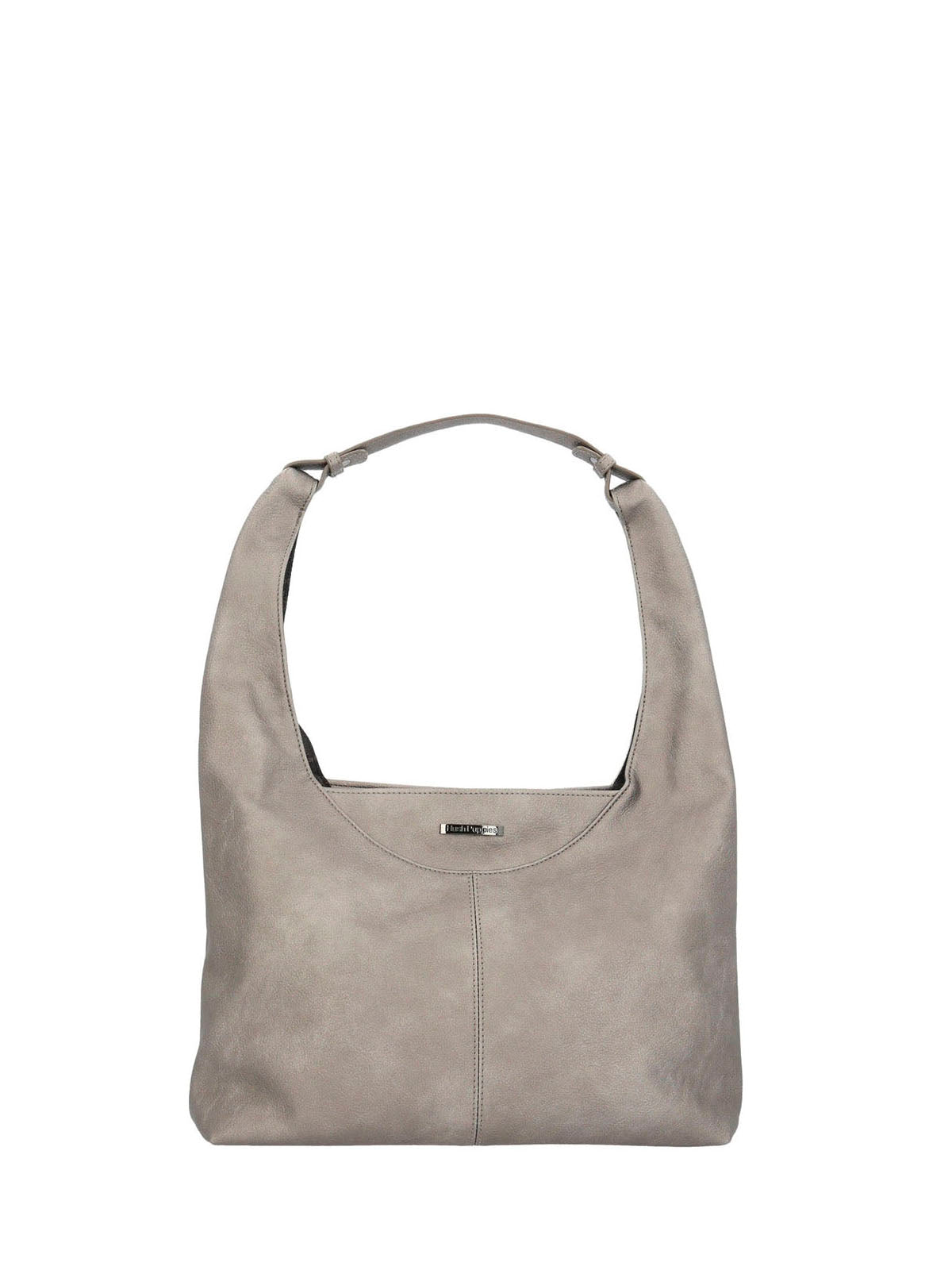 Cartera Ecocuero Mujer Metal Hobo Metalizado Hush Puppies