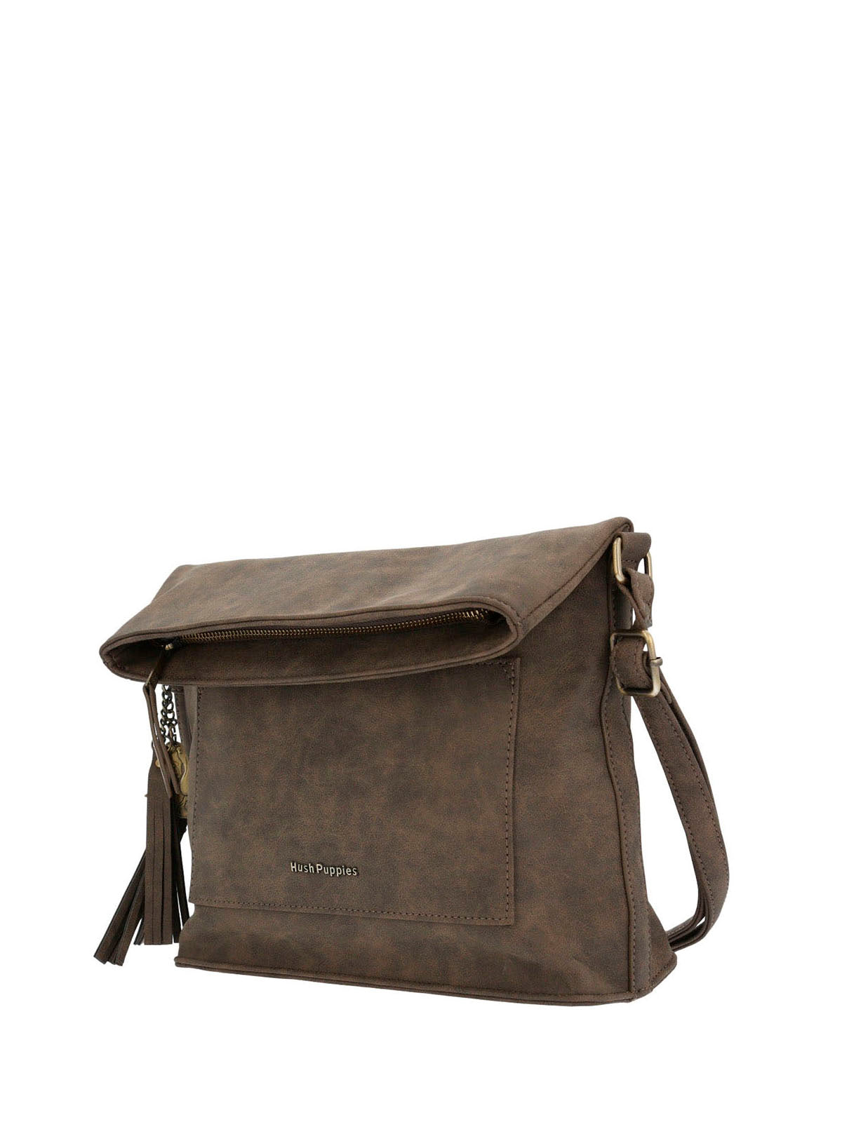 Cartera Ecocuero Mujer Darren Cross Café Hush Puppies | Hush Puppies
