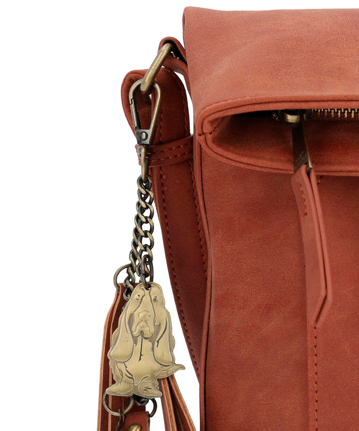 Cartera Ecocuero Mujer Darren Cross Rojo Hush Puppies