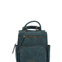 Cartera Mochila Ecocuero Mujer Dated  Backbag Azul Hush Puppies