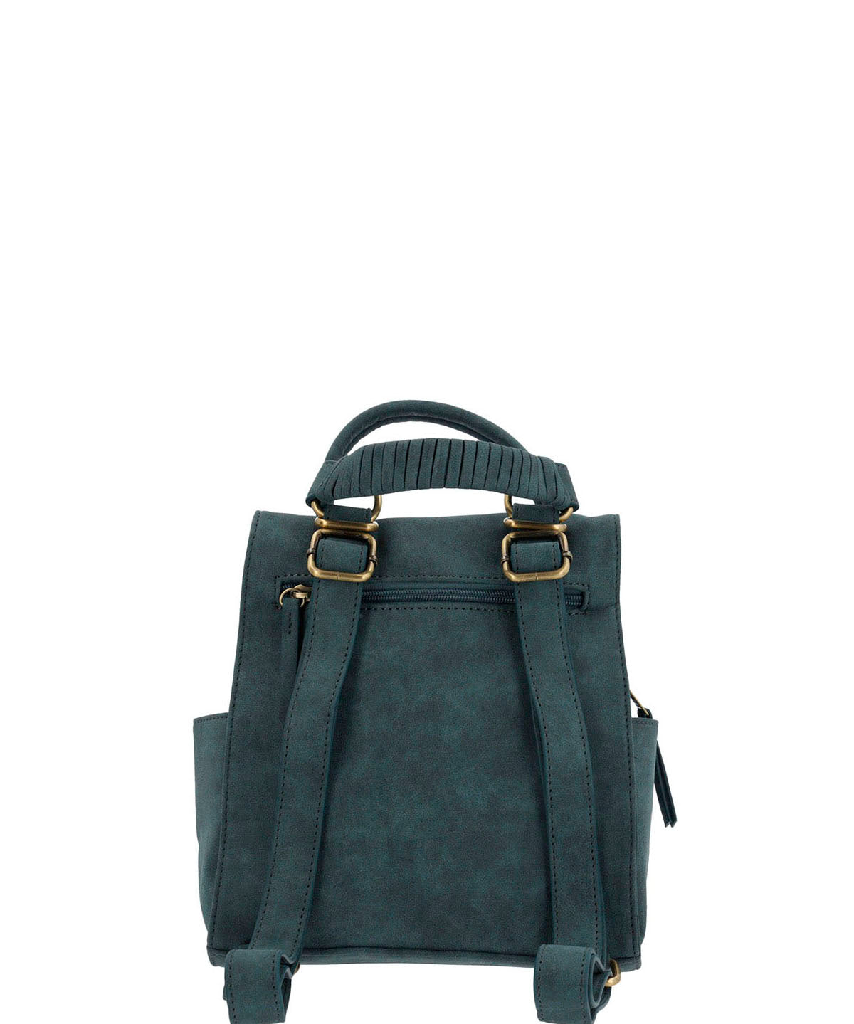 Cartera Mochila Ecocuero Mujer Dated  Backbag Azul Hush Puppies