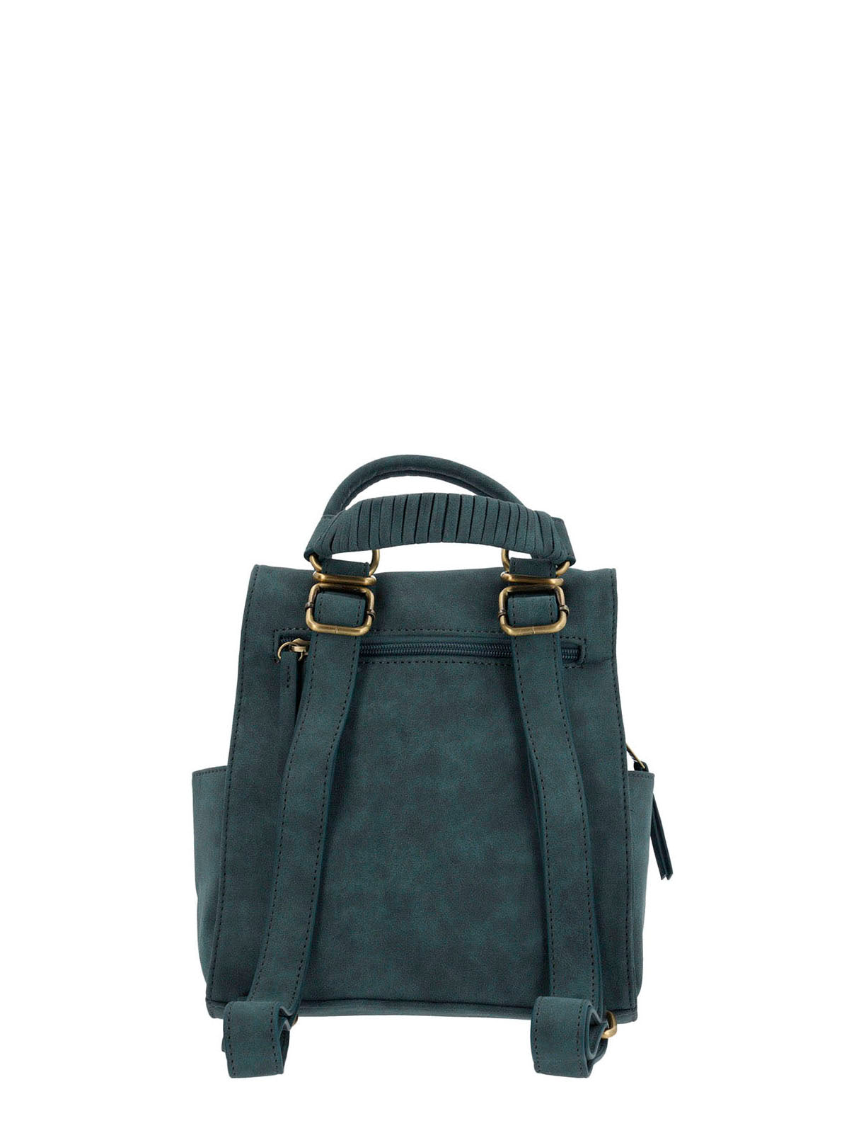 Cartera Mochila Ecocuero Mujer Dated  Backbag Azul Hush Puppies
