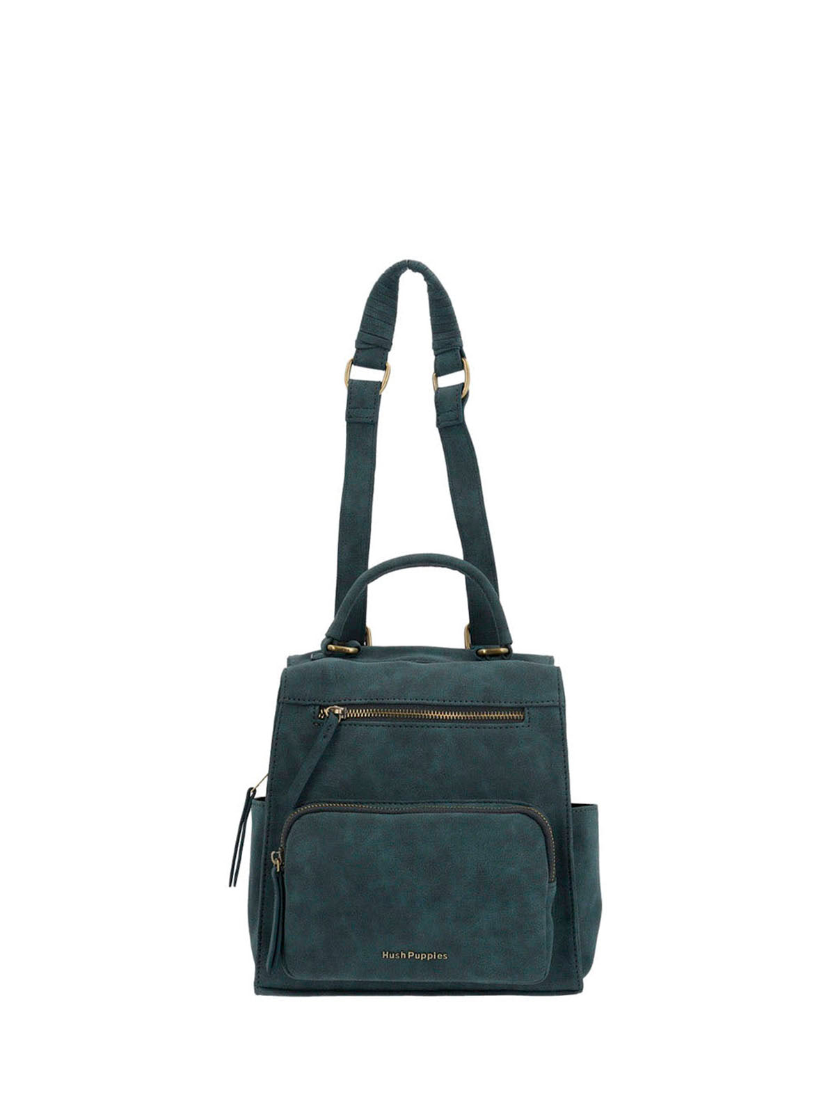 Cartera Mochila Ecocuero Mujer Dated  Backbag Azul Hush Puppies
