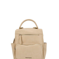 Cartera Mochila Ecocuero Mujer Dated  Backbag Beige/Crudo Hush Puppies