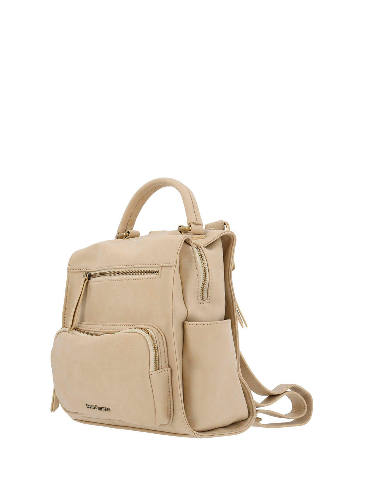 Cartera Mochila Ecocuero Mujer Dated  Backbag Beige/Crudo Hush Puppies