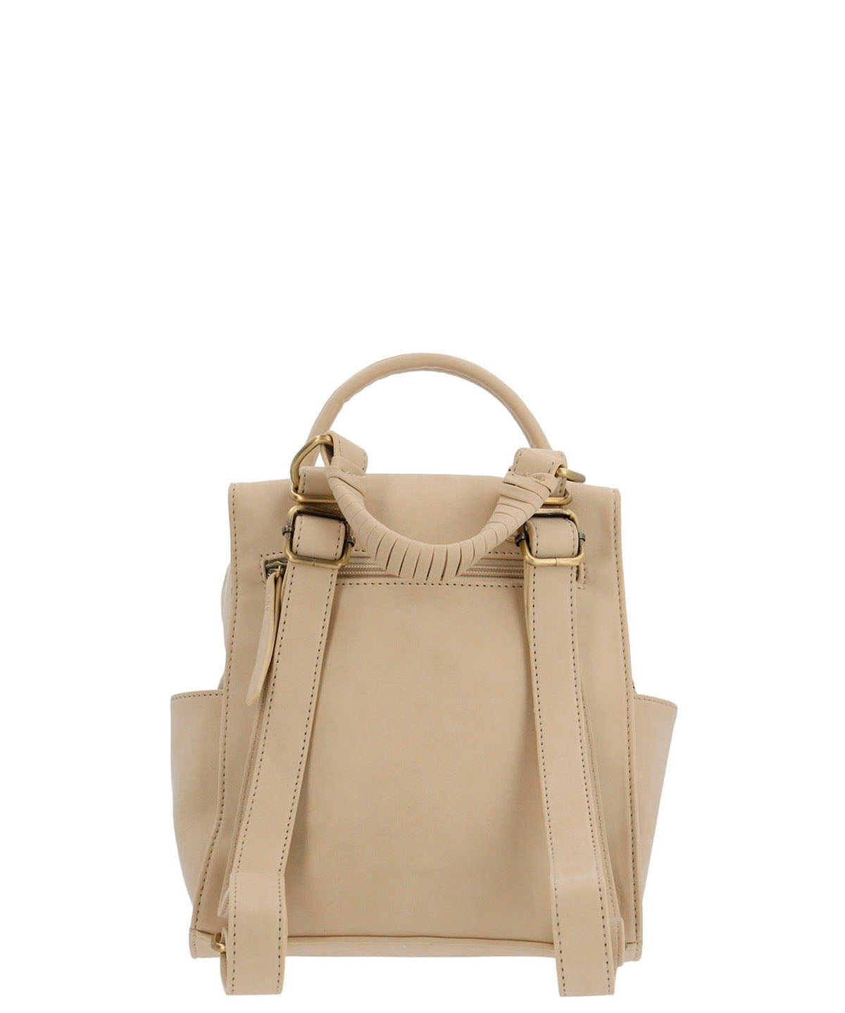 Cartera Mochila Ecocuero Mujer Dated  Backbag Beige/Crudo Hush Puppies