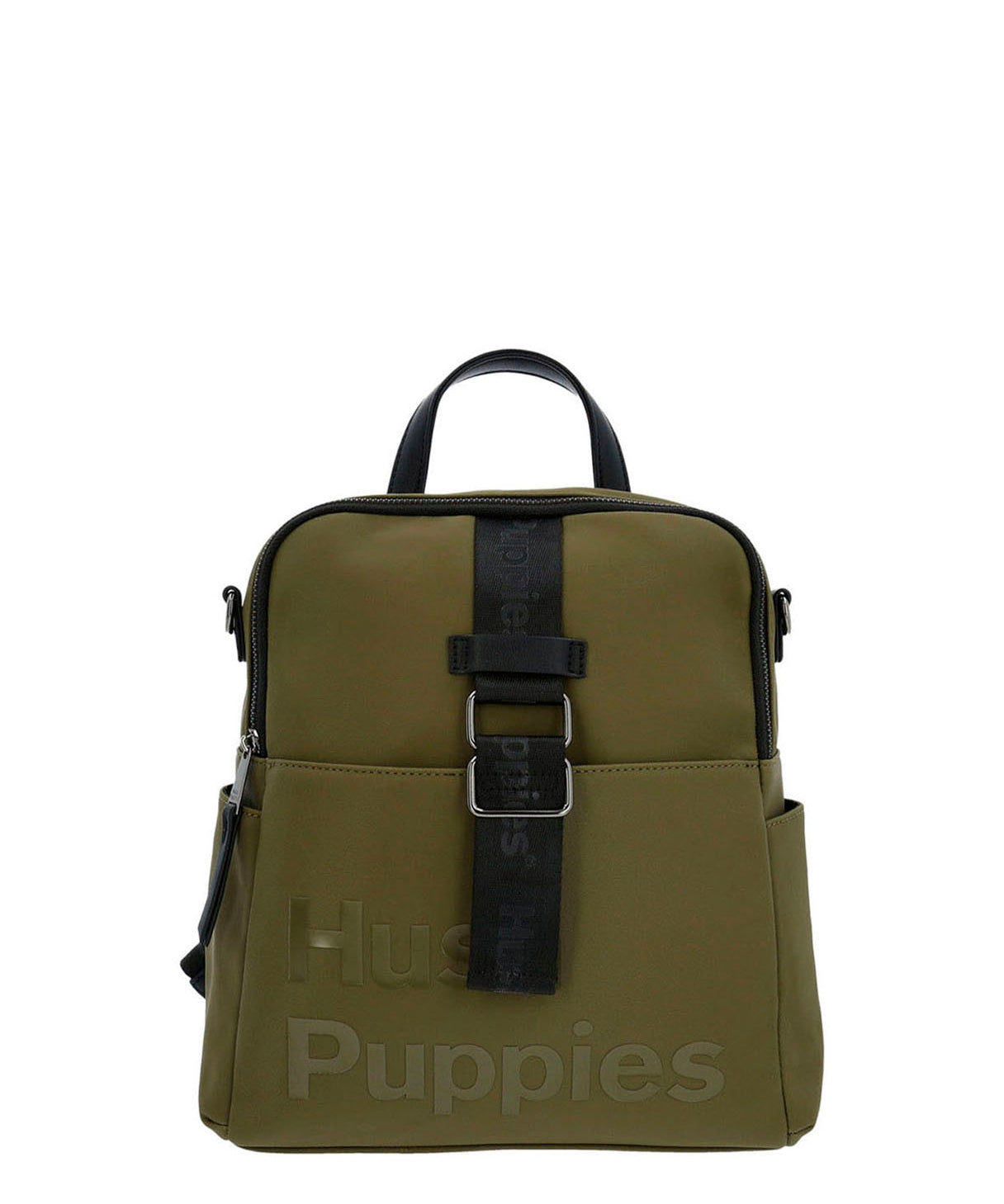 Cartera Mochila Ecocuero Mujer Hansen Backbag Verde Hush Puppies